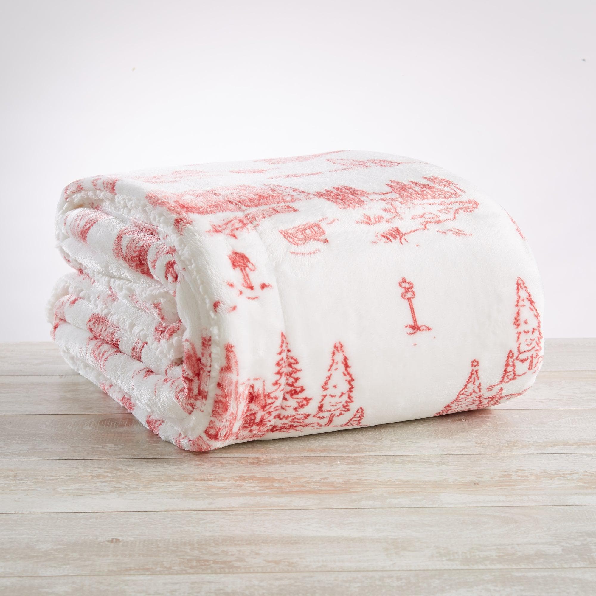Holiday Sherpa Throw - Esmay Collection - Best Buy Furniture