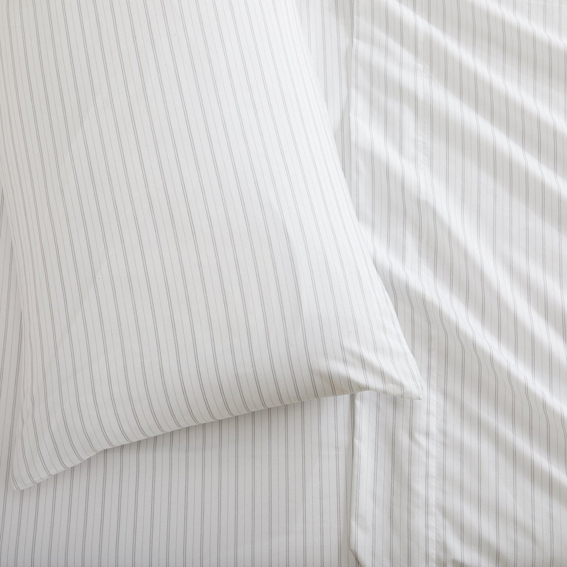 Microfiber Stripe Sheet Set - Adeline Collection - Best Buy Furniture