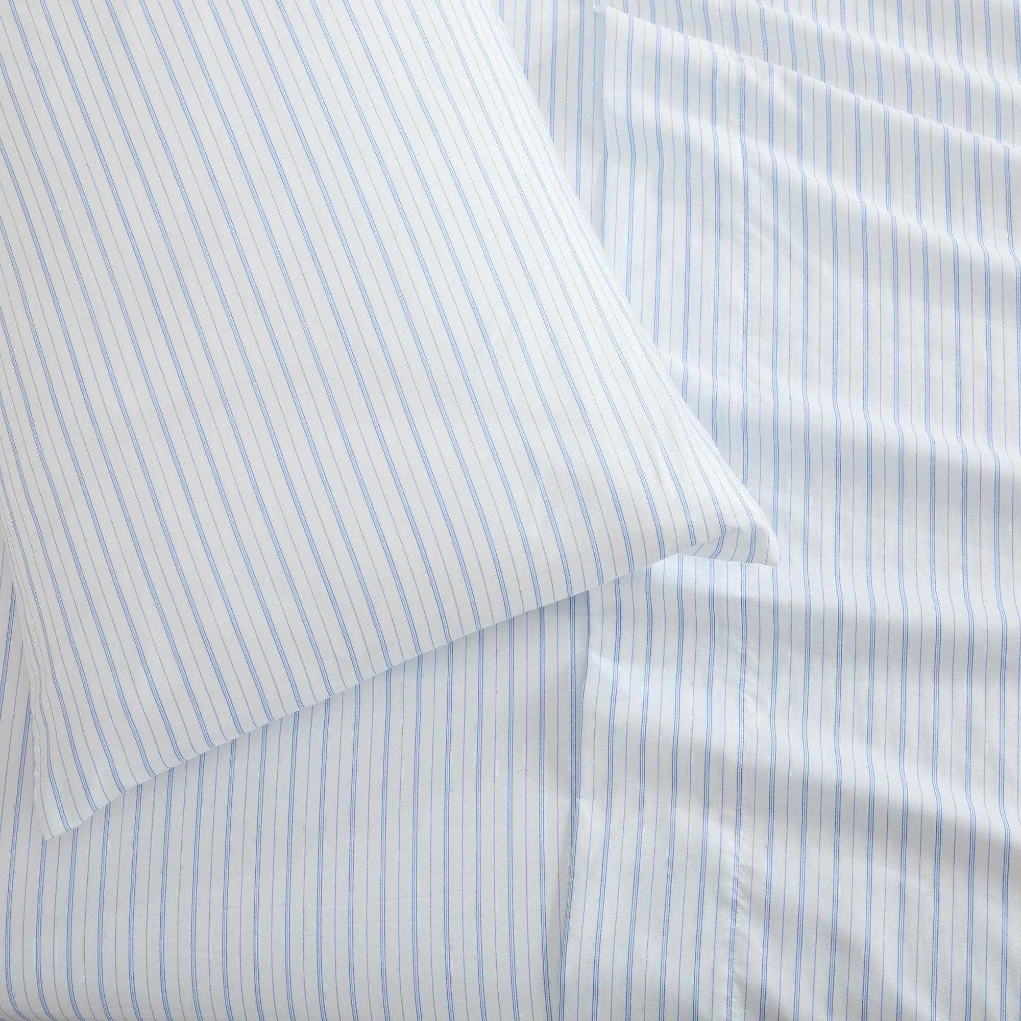 Microfiber Stripe Sheet Set - Adeline Collection - Best Buy Furniture