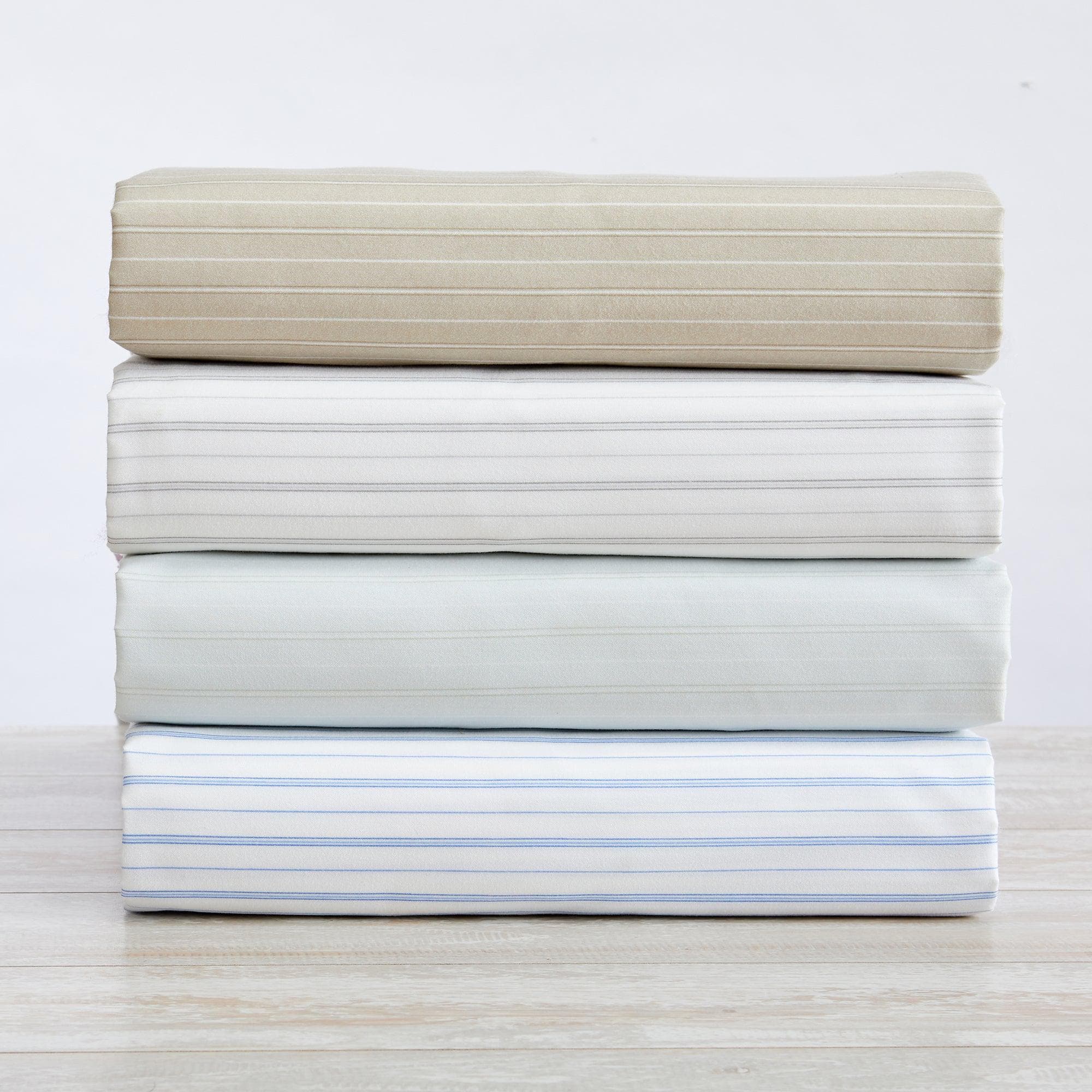 Microfiber Stripe Sheet Set - Adeline Collection - Best Buy Furniture