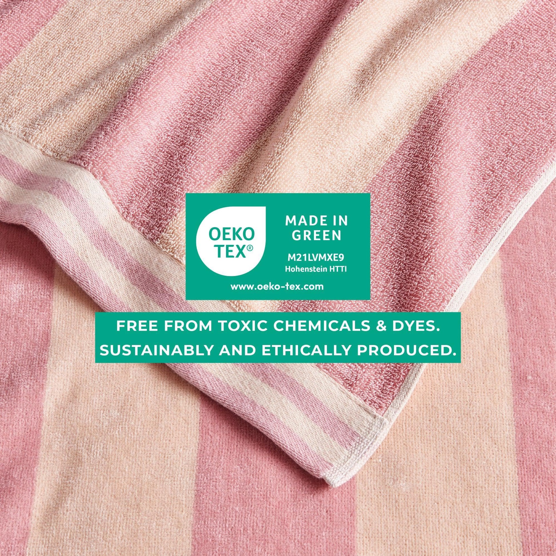 Oversized Striped Cabana Beach Towel - Edgartown Collection - Best Buy Furniture