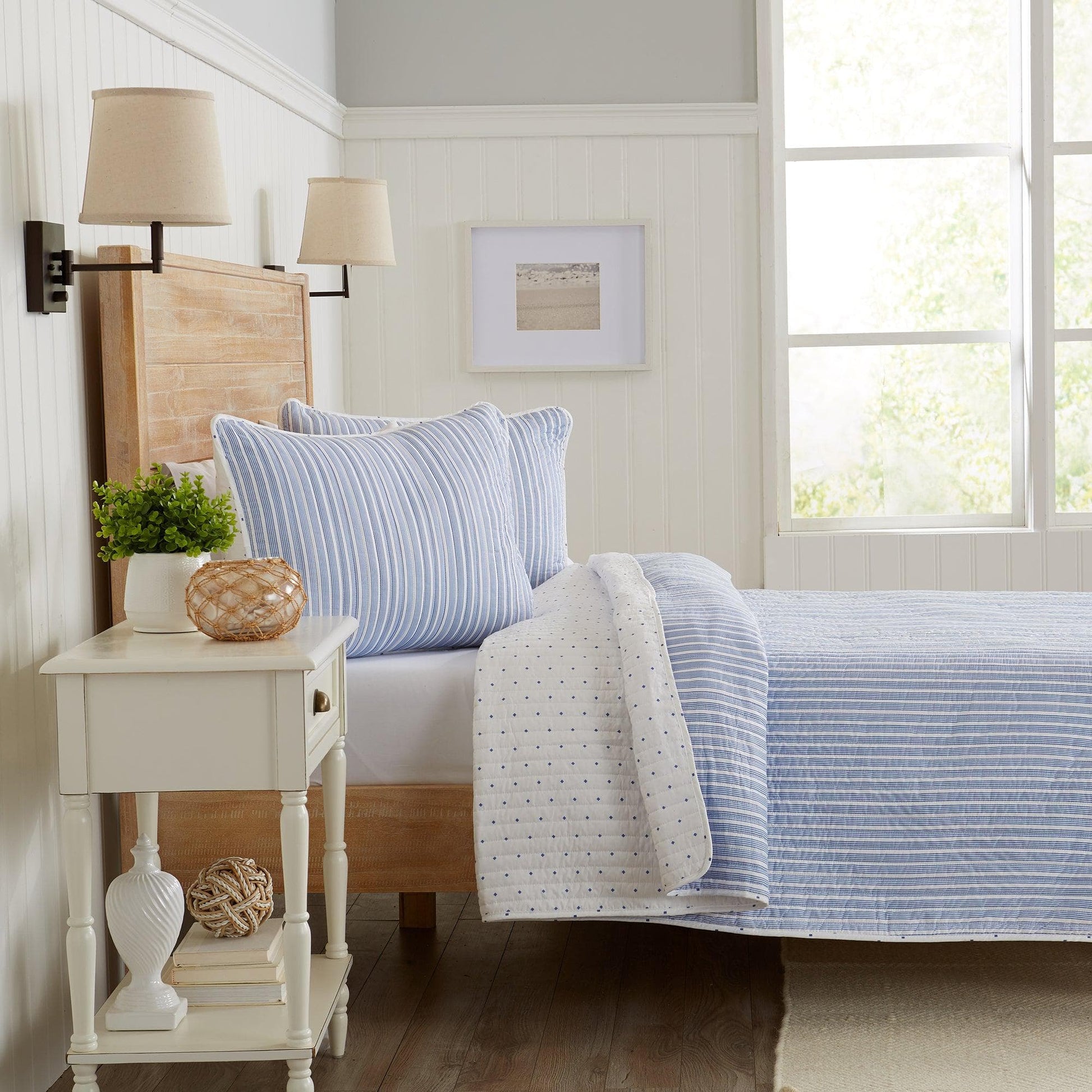 3-Piece Stripe Quilt - Marcie Collection - Best Buy Furniture