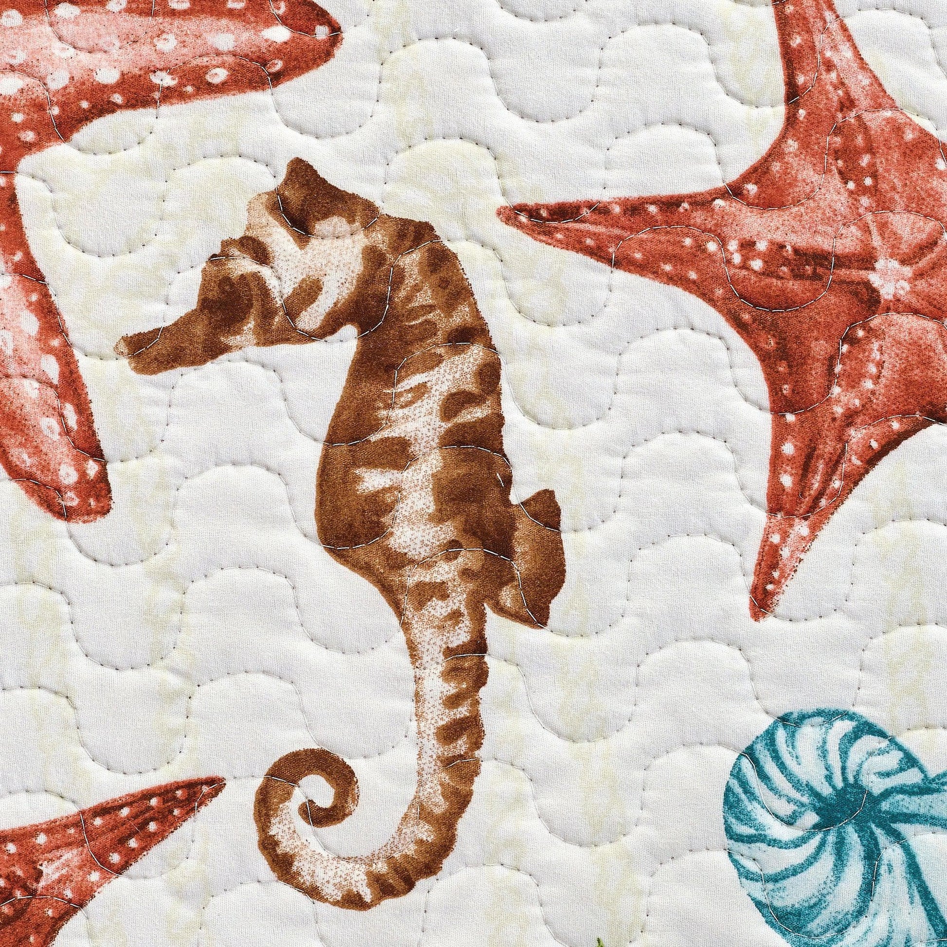 Castaway Coastal Quilt Set - Best Buy Furniture