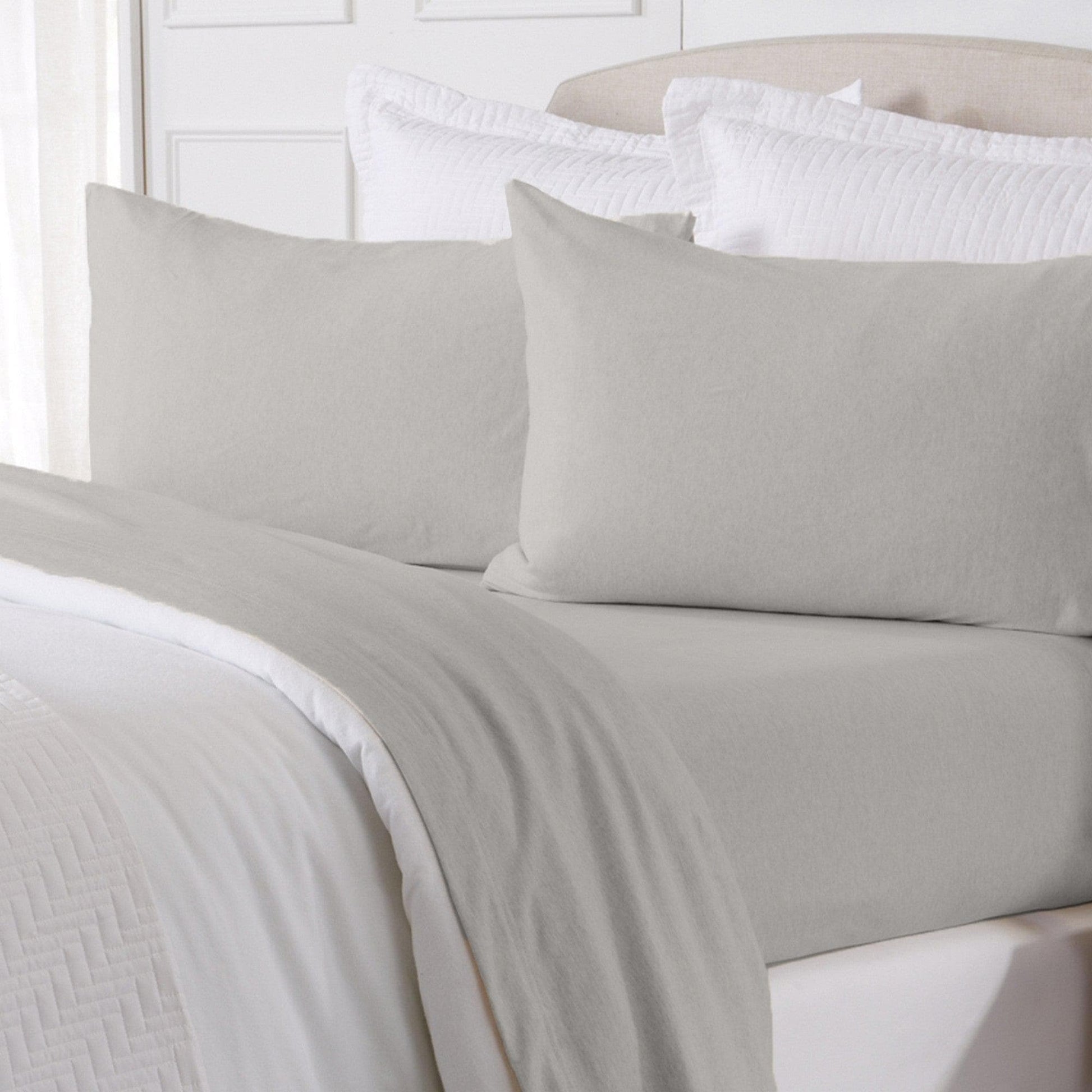 4-Piece Flannel Jersey Sheet - Cozy Flex Collection - Best Buy Furniture