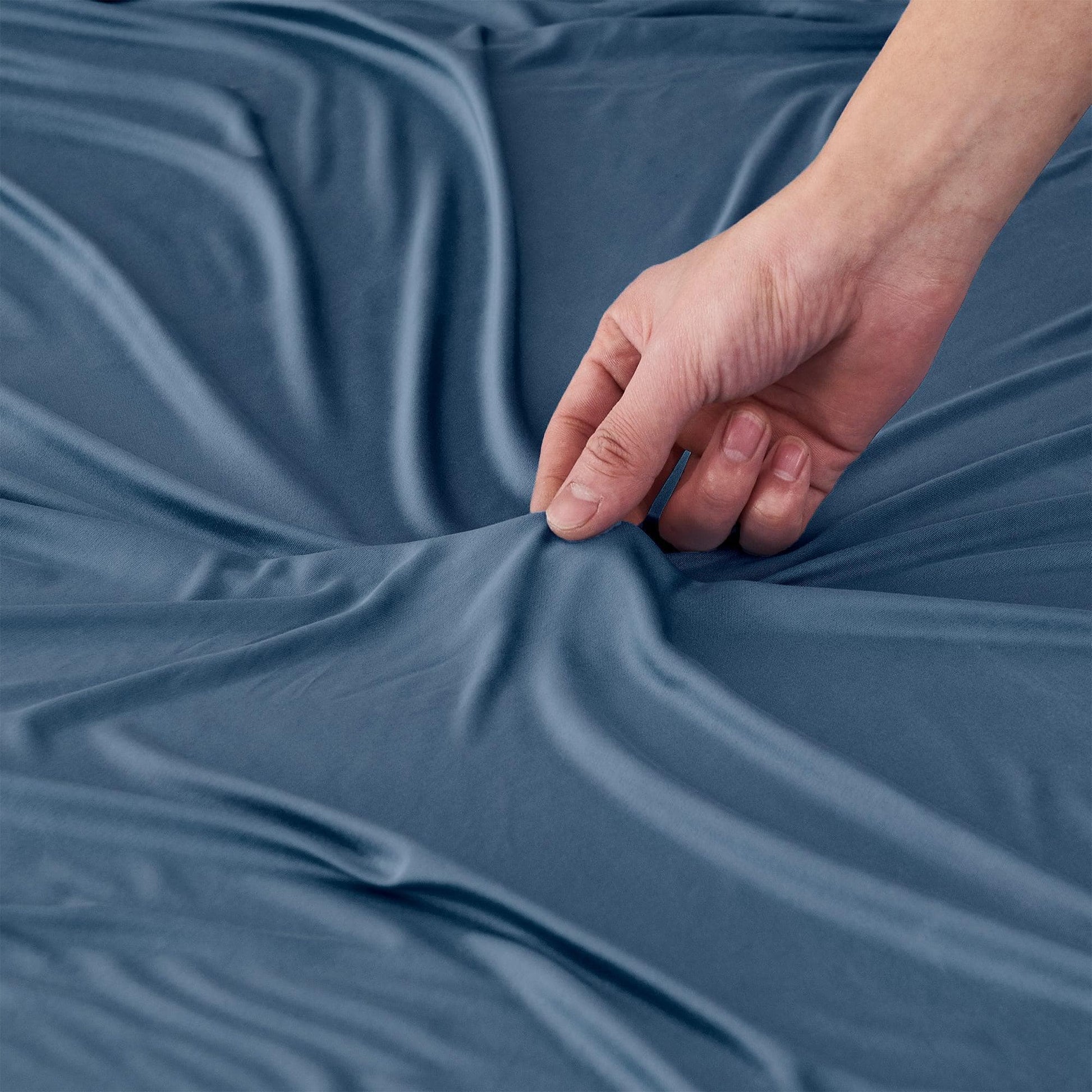 4-Piece Interlock Microfiber Sheet Set - Mackenna Collection - Best Buy Furniture