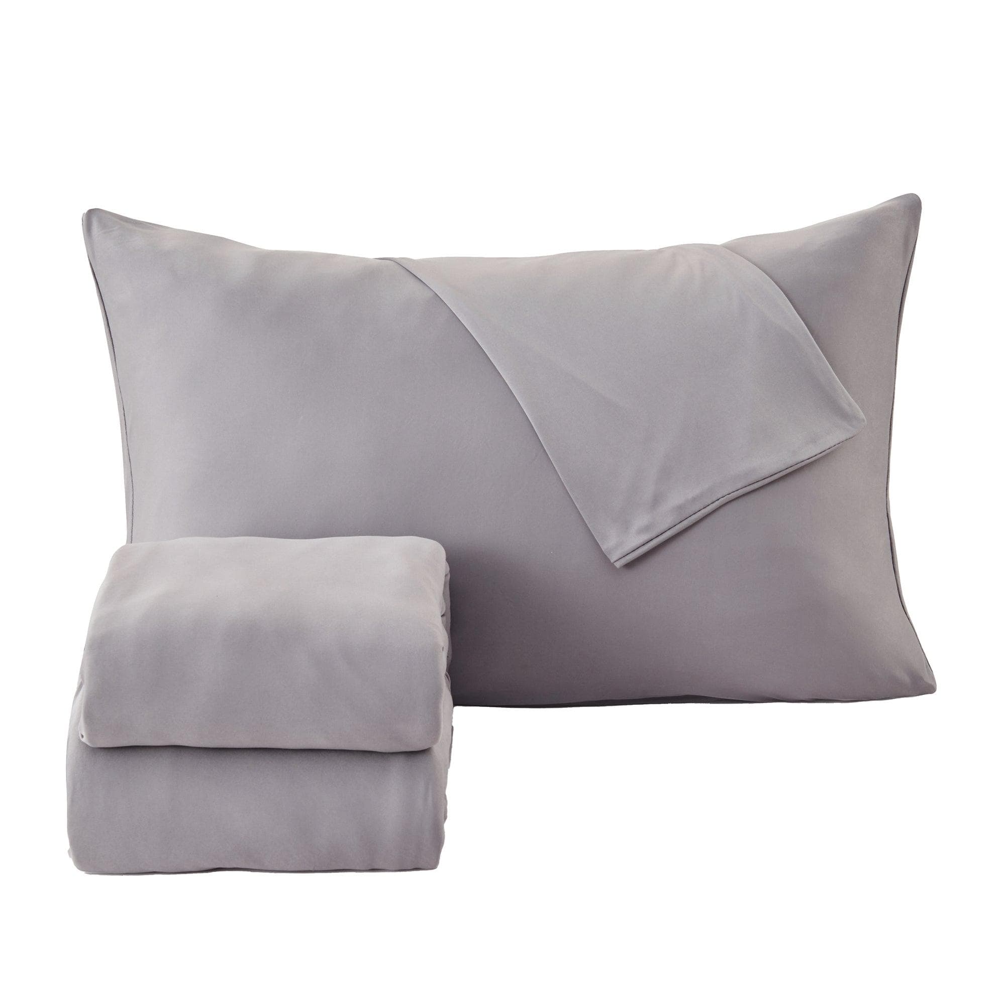 4-Piece Interlock Microfiber Sheet Set - Mackenna Collection - Best Buy Furniture