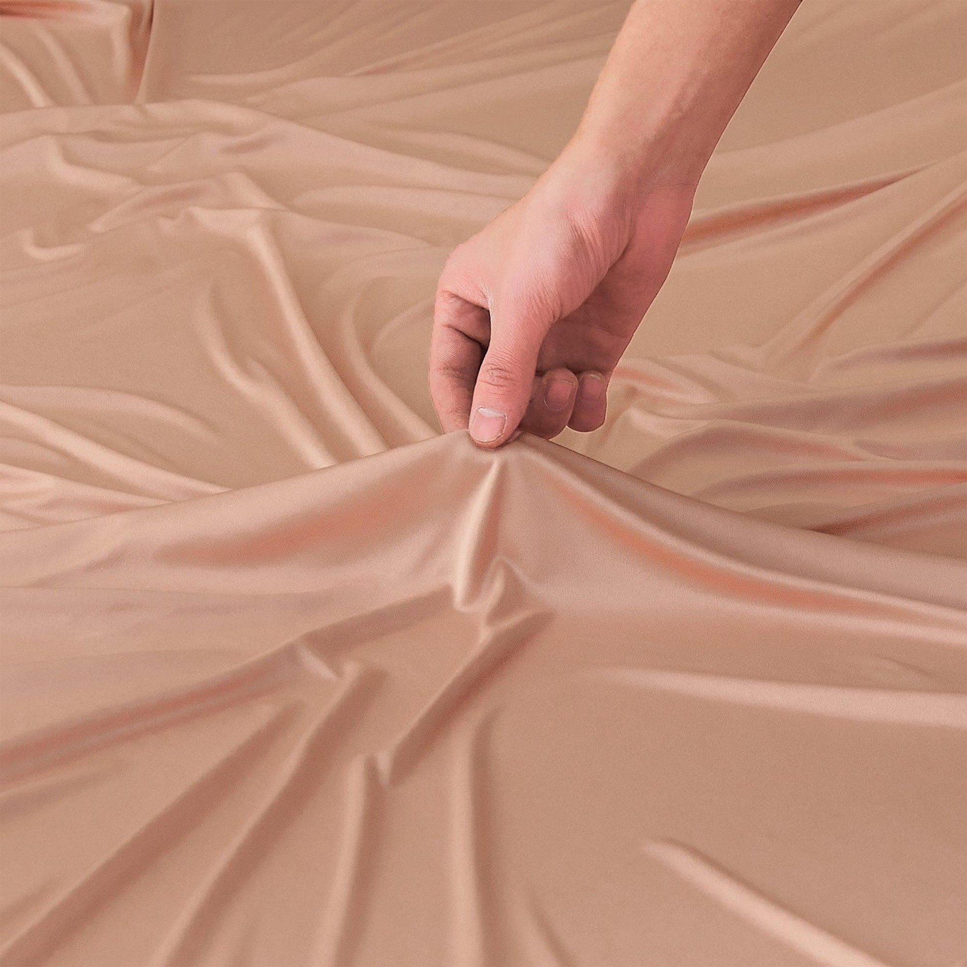 4-Piece Interlock Microfiber Sheet Set - Mackenna Collection - Best Buy Furniture