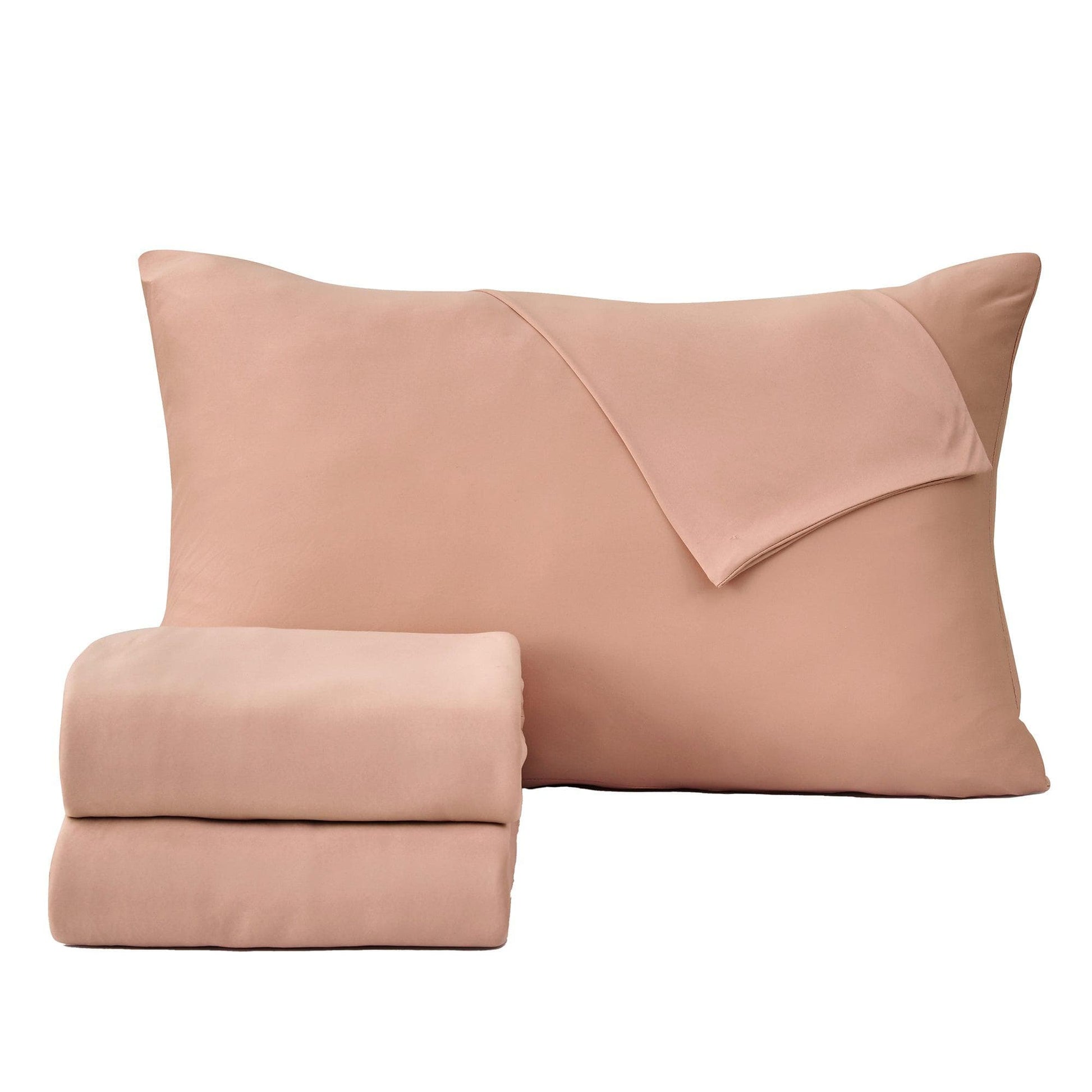 4-Piece Interlock Microfiber Sheet Set - Mackenna Collection - Best Buy Furniture