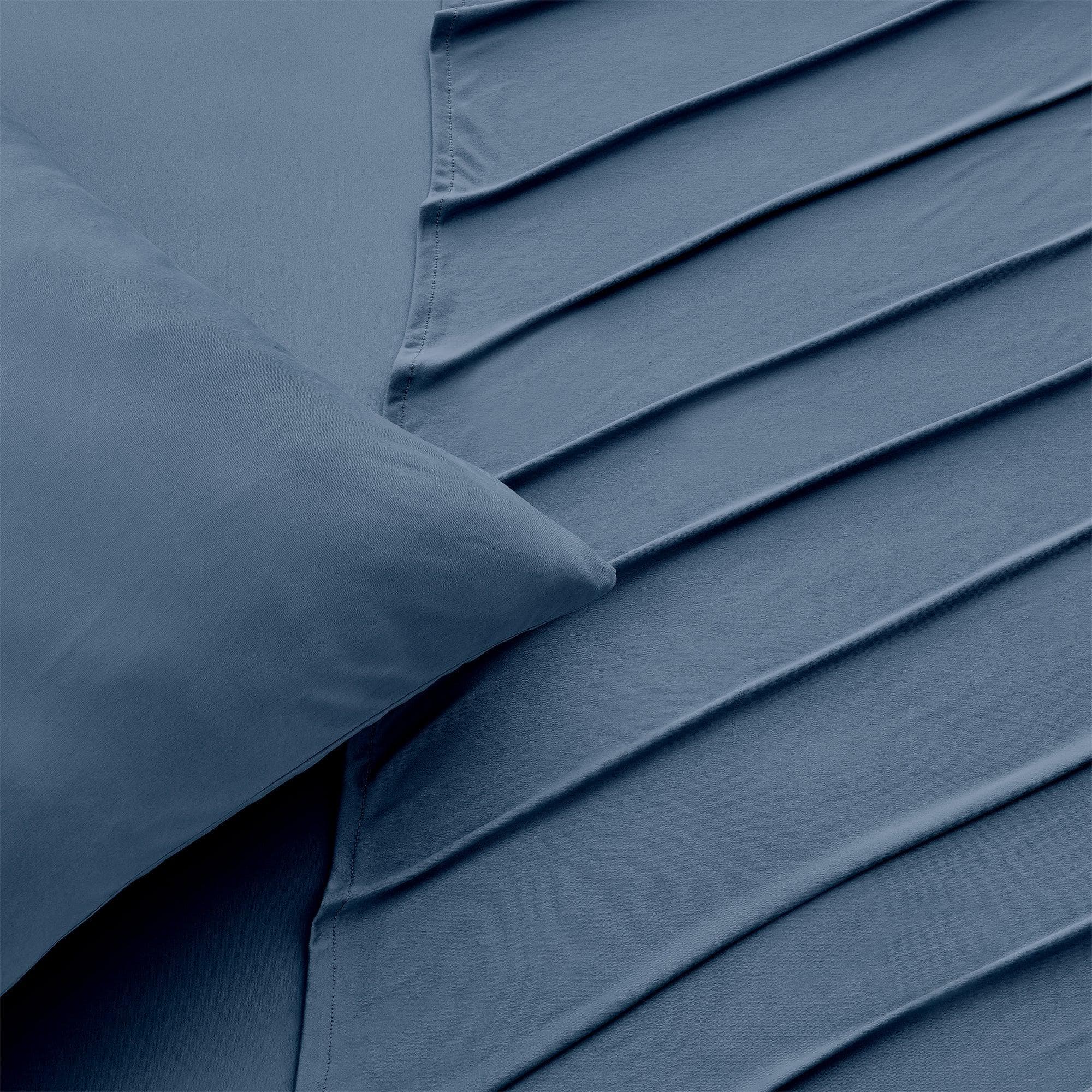 4-Piece Interlock Microfiber Sheet Set - Mackenna Collection - Best Buy Furniture