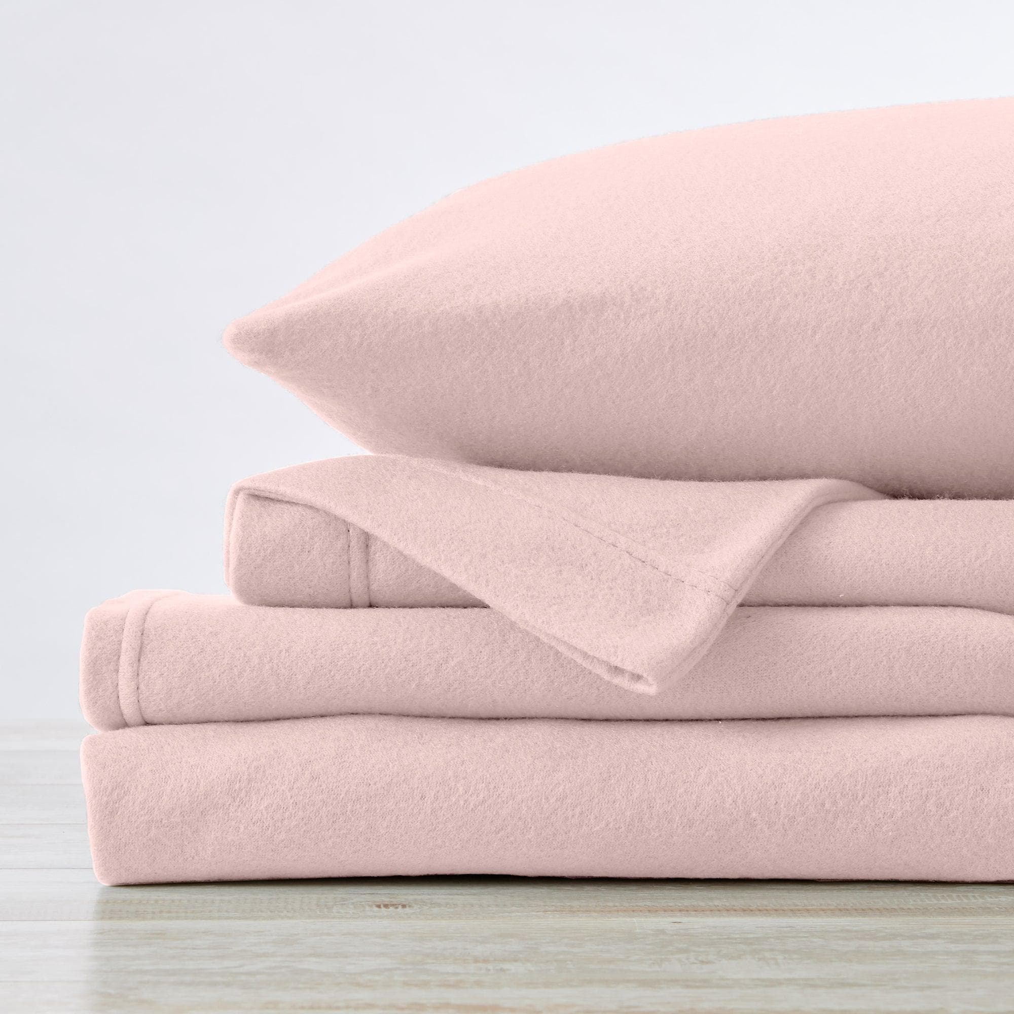 4-Piece Solid Fleece Sheet - Christina Collection - Best Buy Furniture