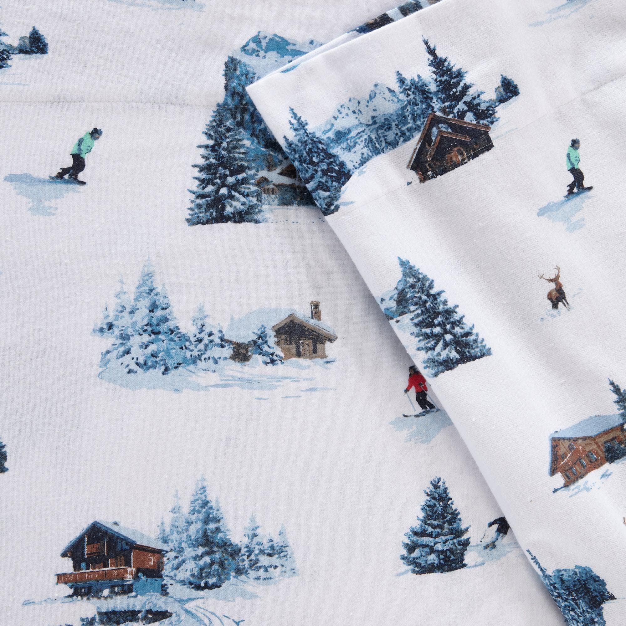 4-Piece Turkish Cotton Flannel Sheet - Lakeview Collection - Best Buy Furniture