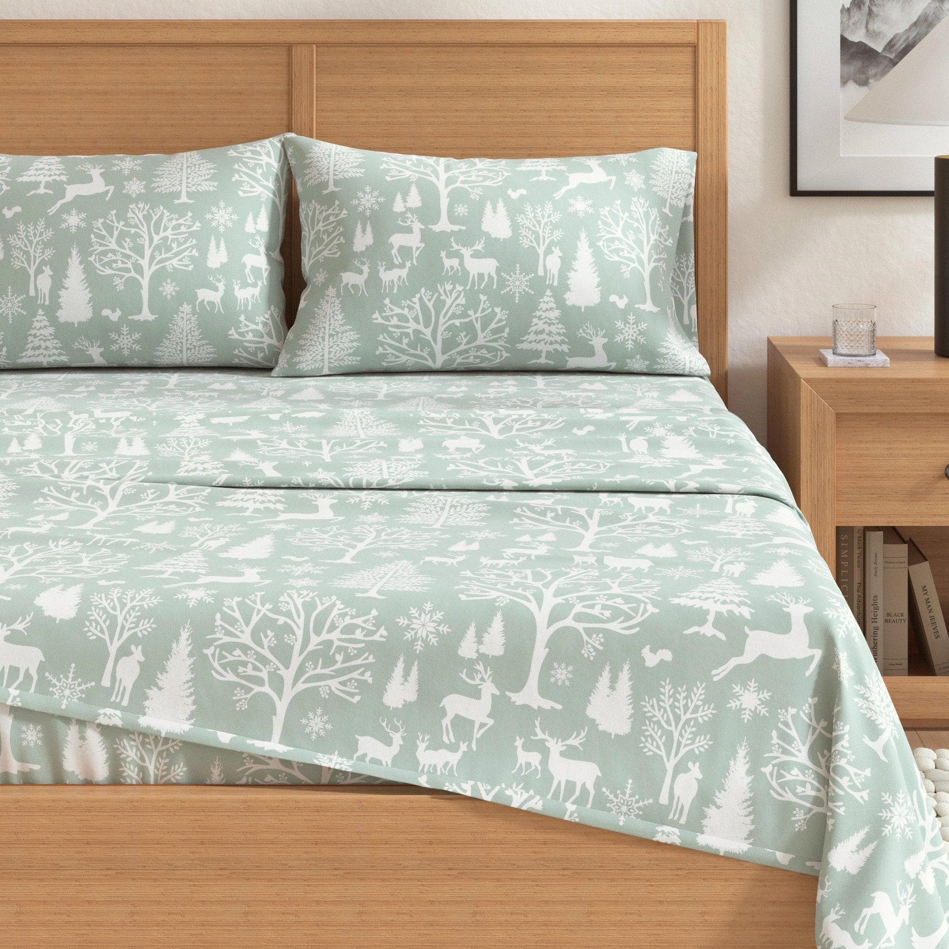 4-Piece Turkish Cotton Flannel Sheet - Lakeview Collection - Best Buy Furniture