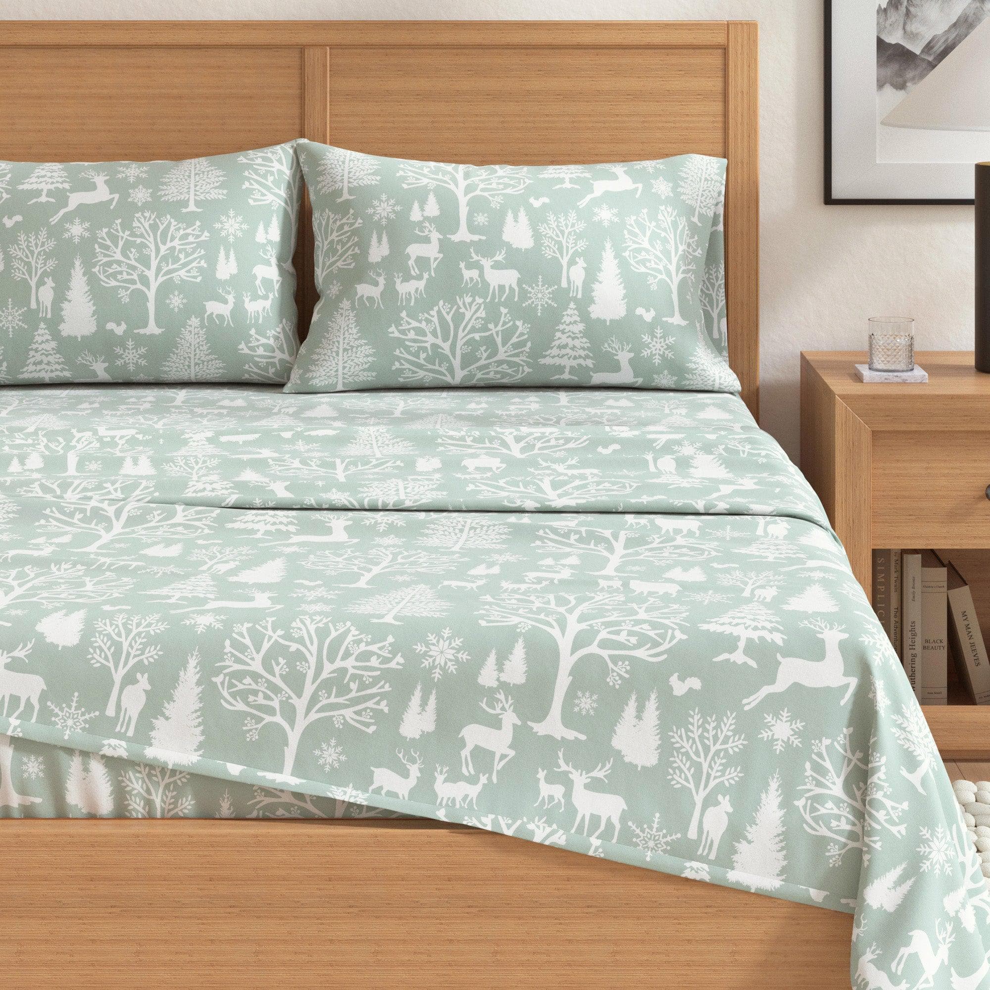 4-Piece Turkish Cotton Flannel Sheet - Lakeview Collection - Best Buy Furniture