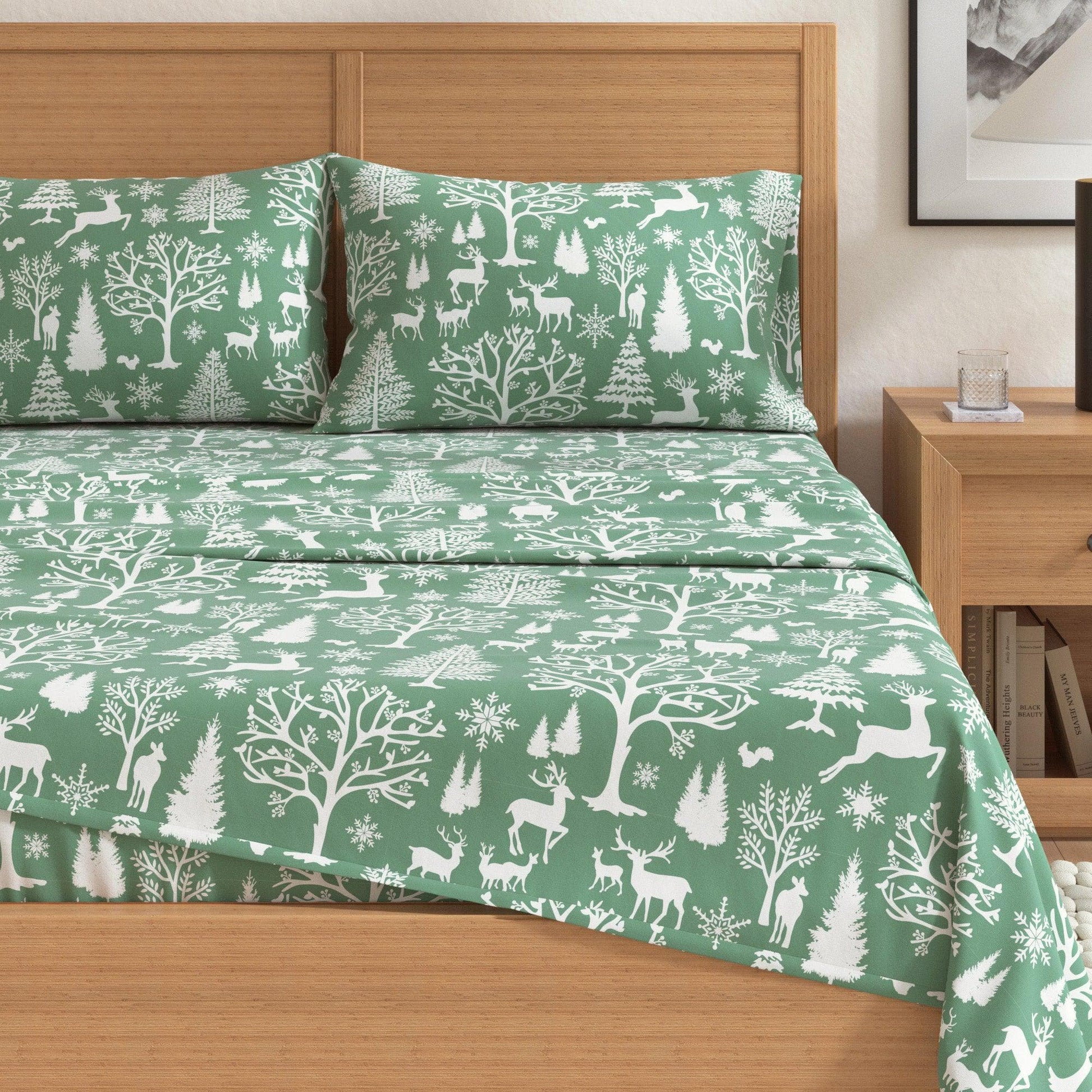 4-Piece Turkish Cotton Flannel Sheet - Lakeview Collection - Best Buy Furniture