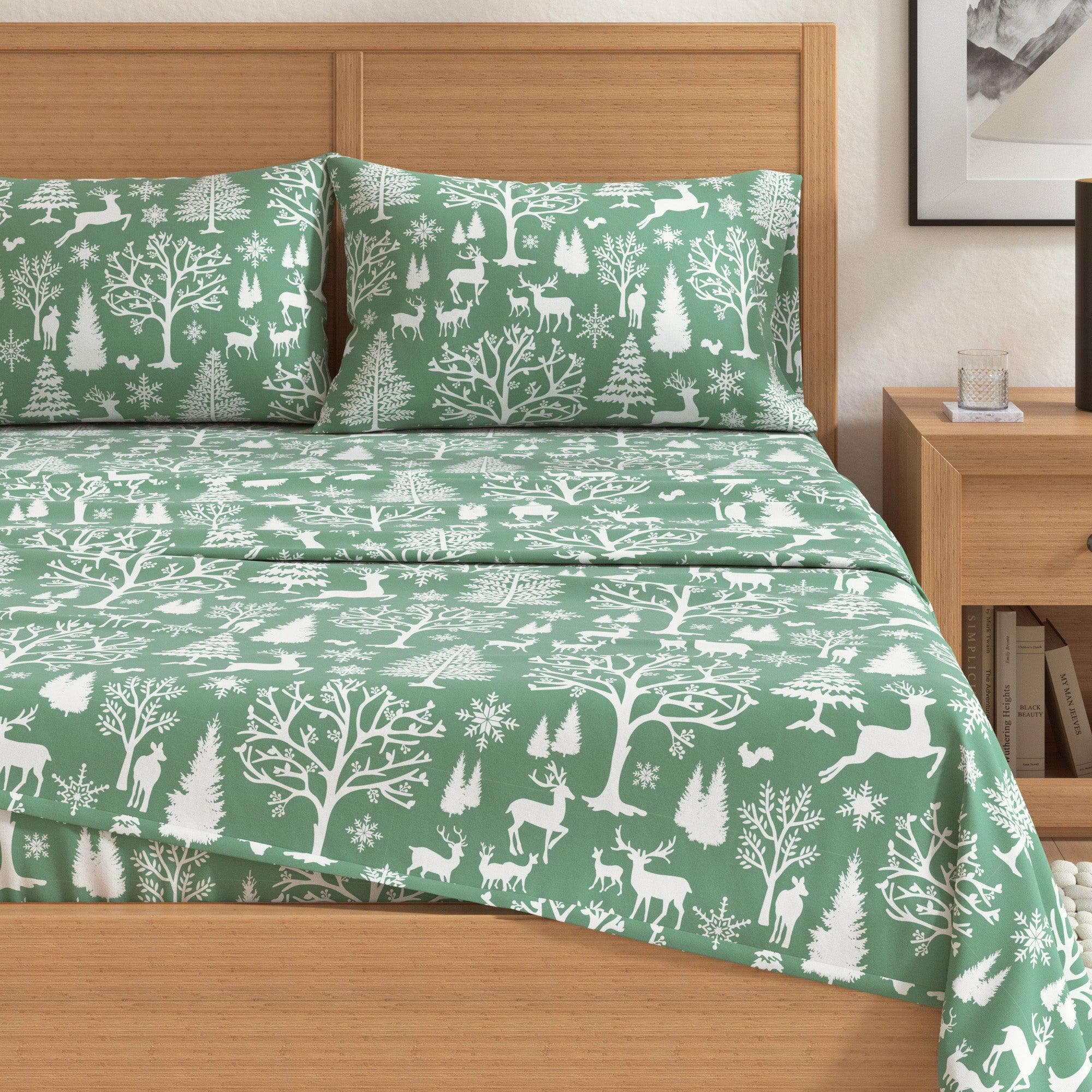 4-Piece Turkish Cotton Flannel Sheet - Lakeview Collection - Best Buy Furniture