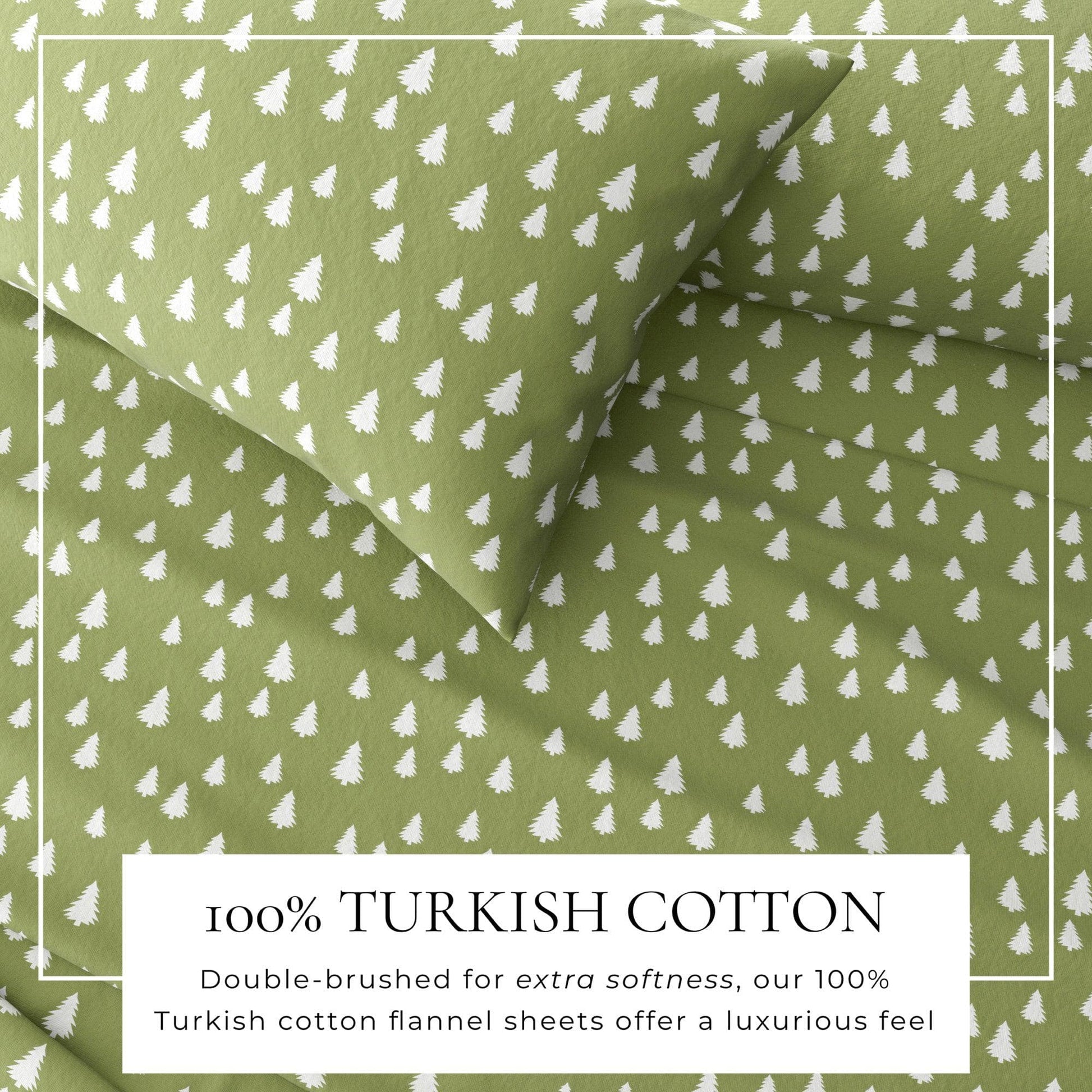 4-Piece Turkish Cotton Flannel Sheet - Lakeview Collection - Best Buy Furniture