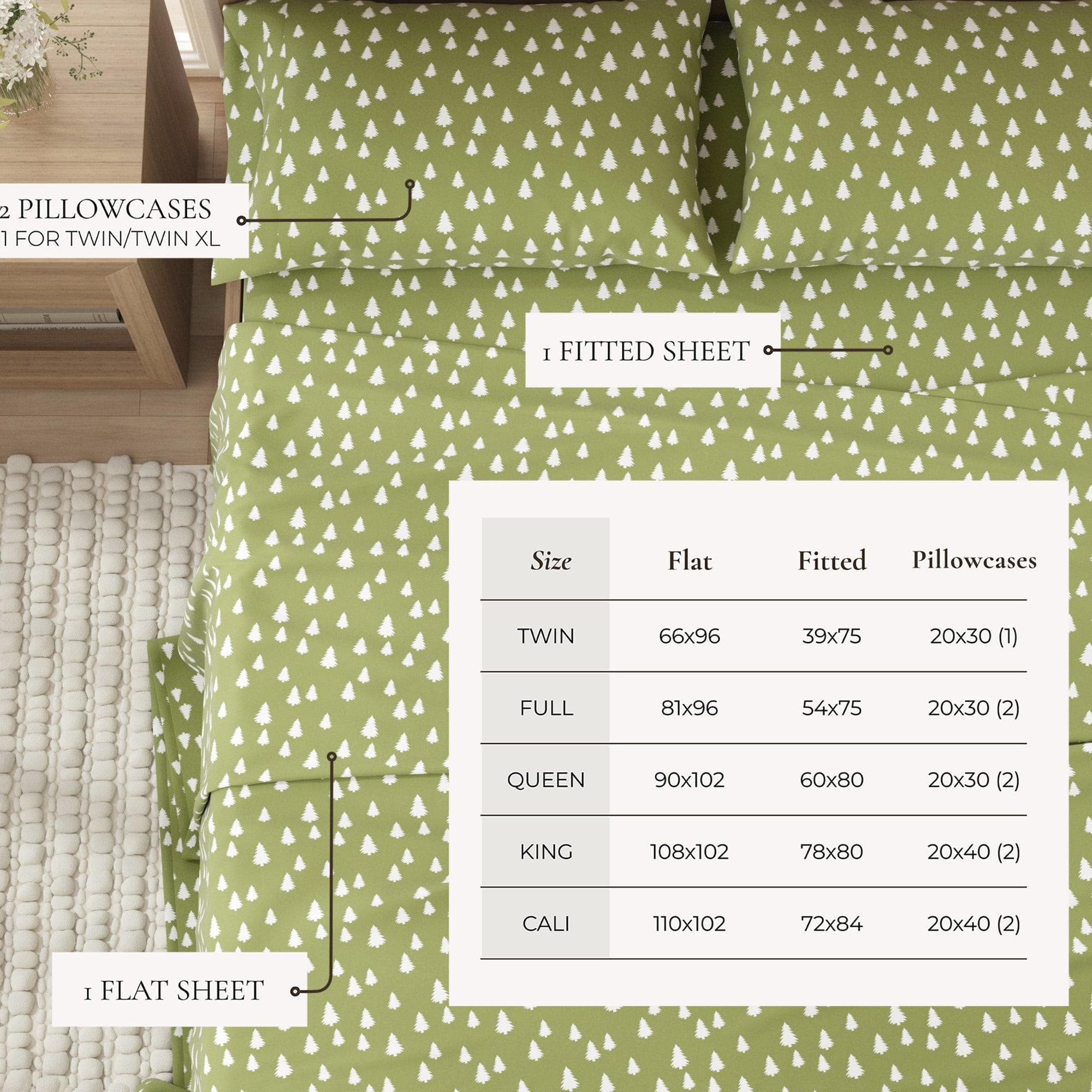 4-Piece Turkish Cotton Flannel Sheet - Lakeview Collection - Best Buy Furniture