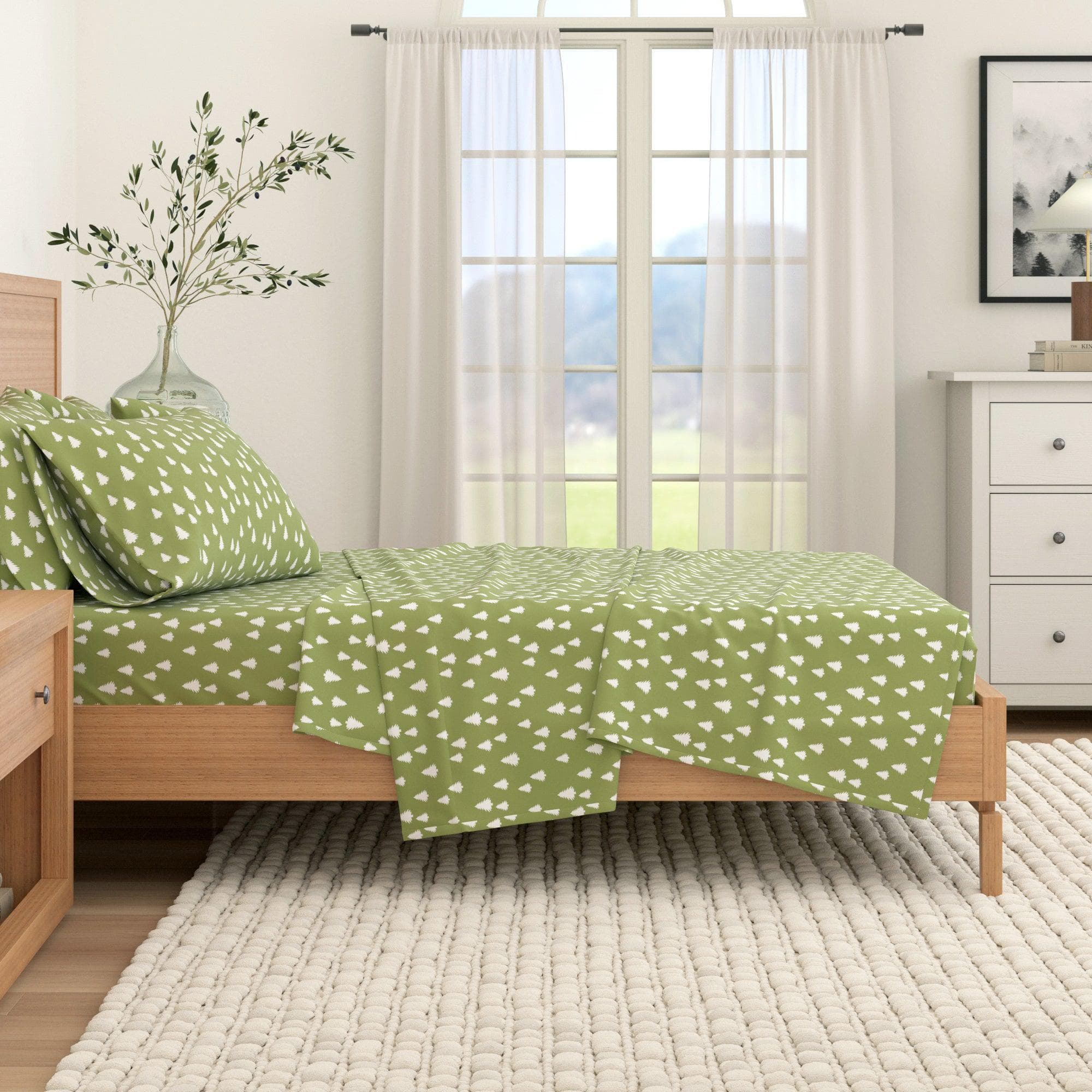 4-Piece Turkish Cotton Flannel Sheet - Lakeview Collection - Best Buy Furniture