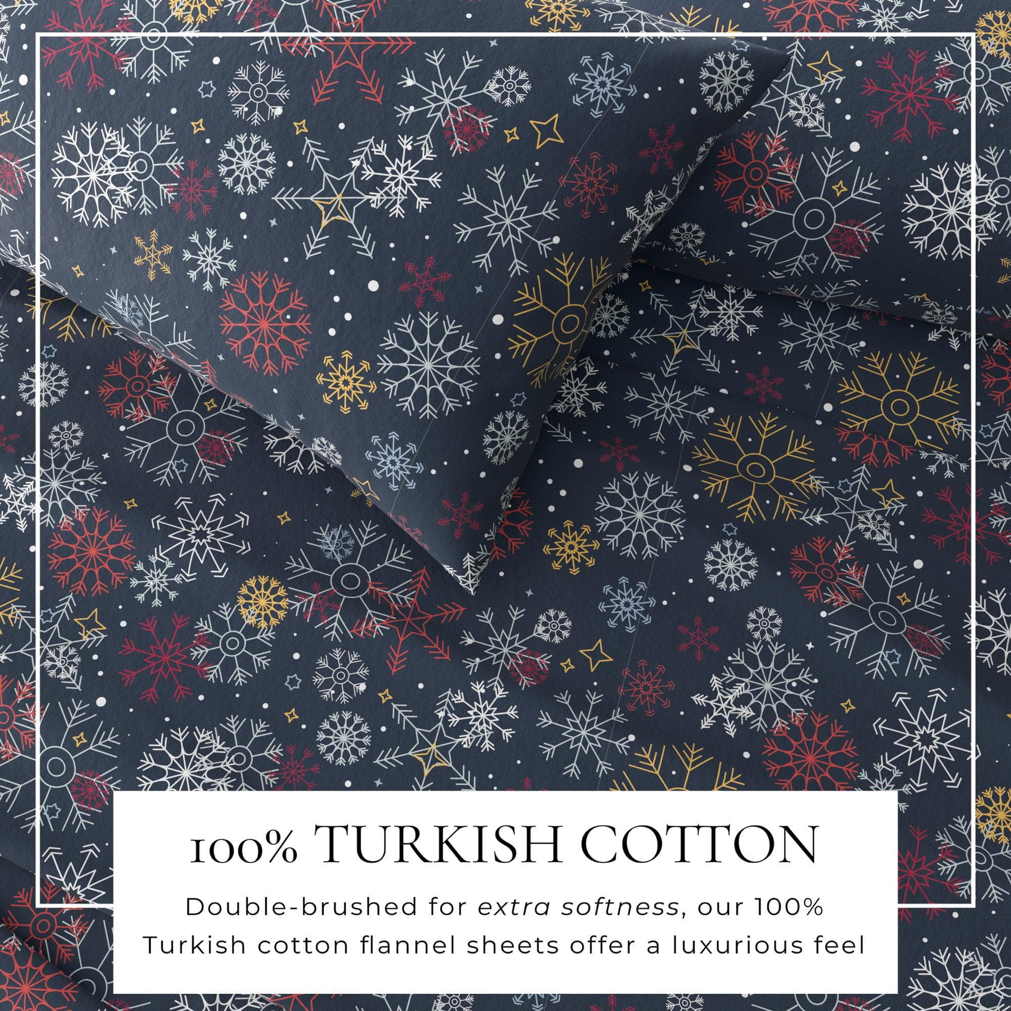 4-Piece Turkish Cotton Flannel Sheet - Lakeview Collection - Best Buy Furniture