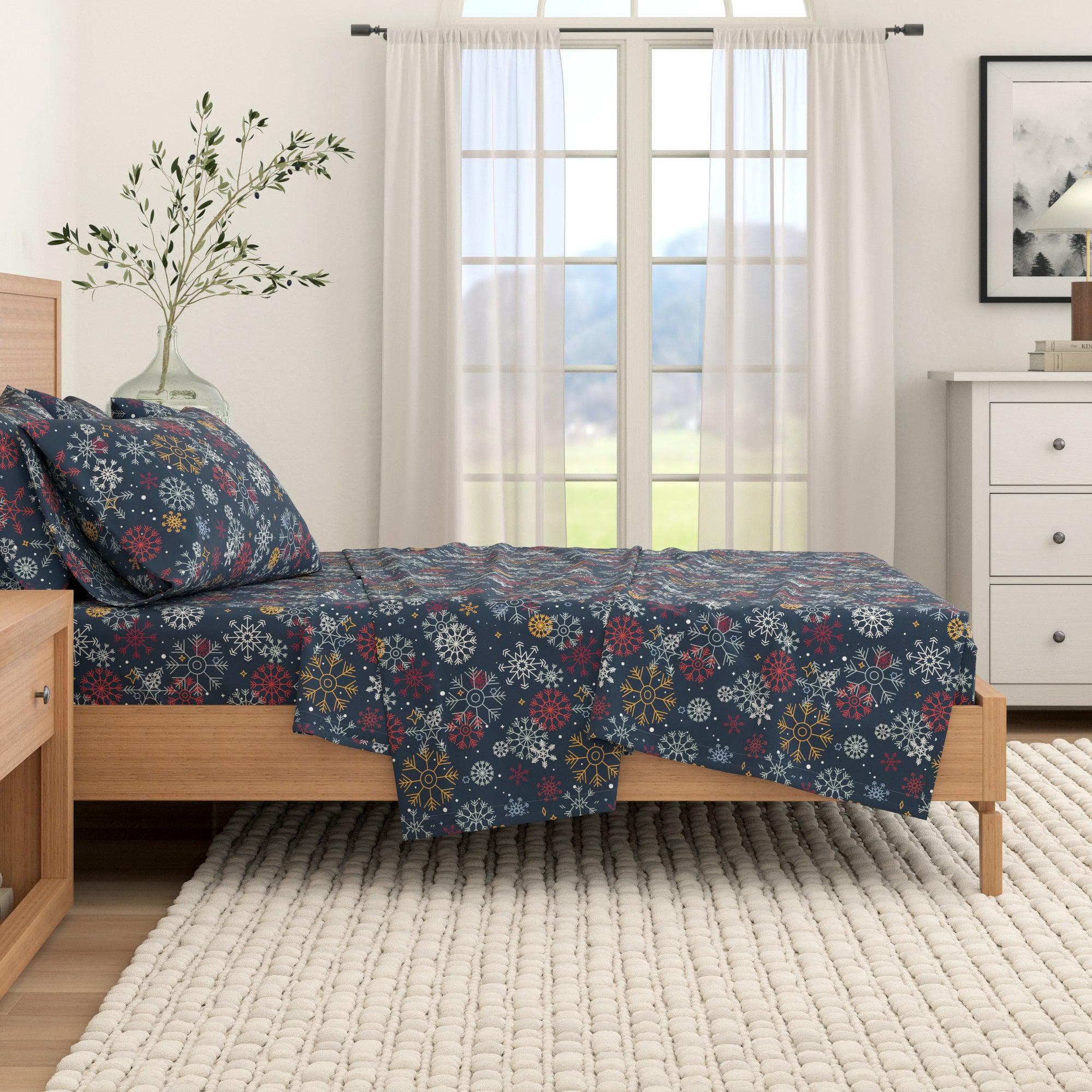 4-Piece Turkish Cotton Flannel Sheet - Lakeview Collection - Best Buy Furniture