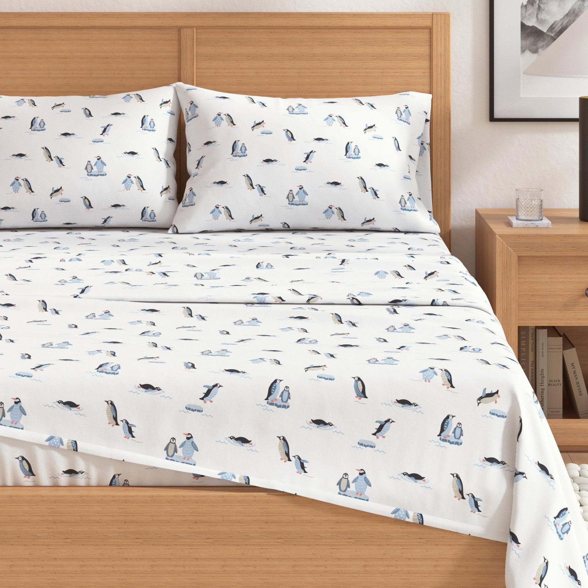 4-Piece Turkish Cotton Flannel Sheet - Lakeview Collection - Best Buy Furniture