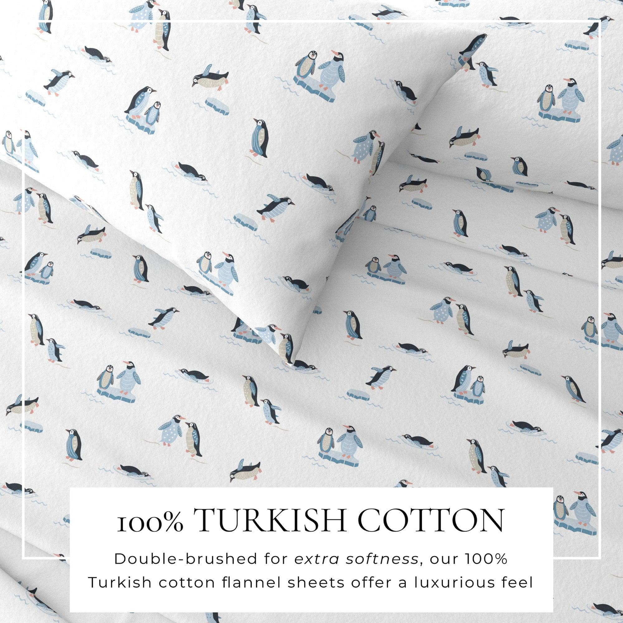 4-Piece Turkish Cotton Flannel Sheet - Lakeview Collection - Best Buy Furniture