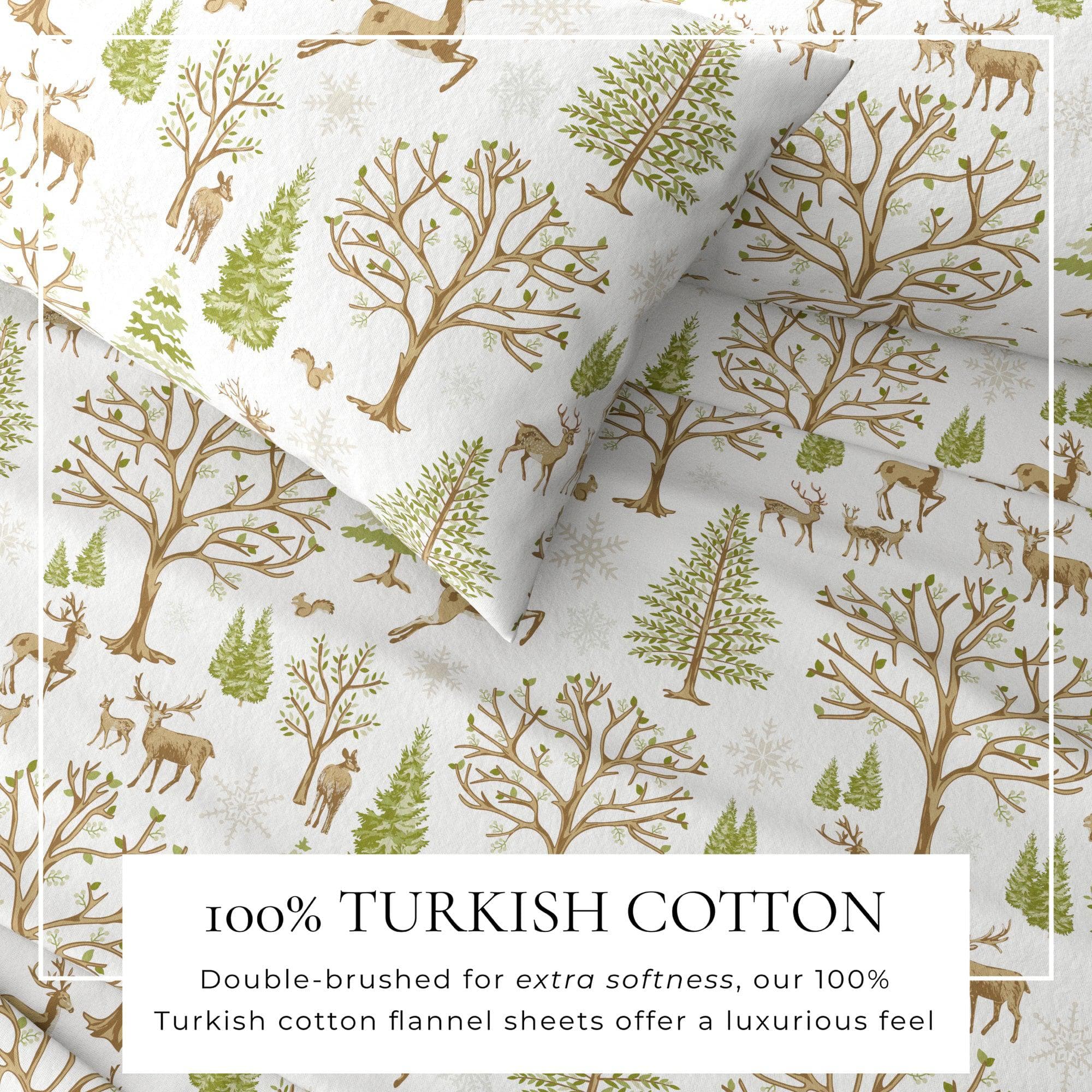 4-Piece Turkish Cotton Flannel Sheet - Lakeview Collection - Best Buy Furniture