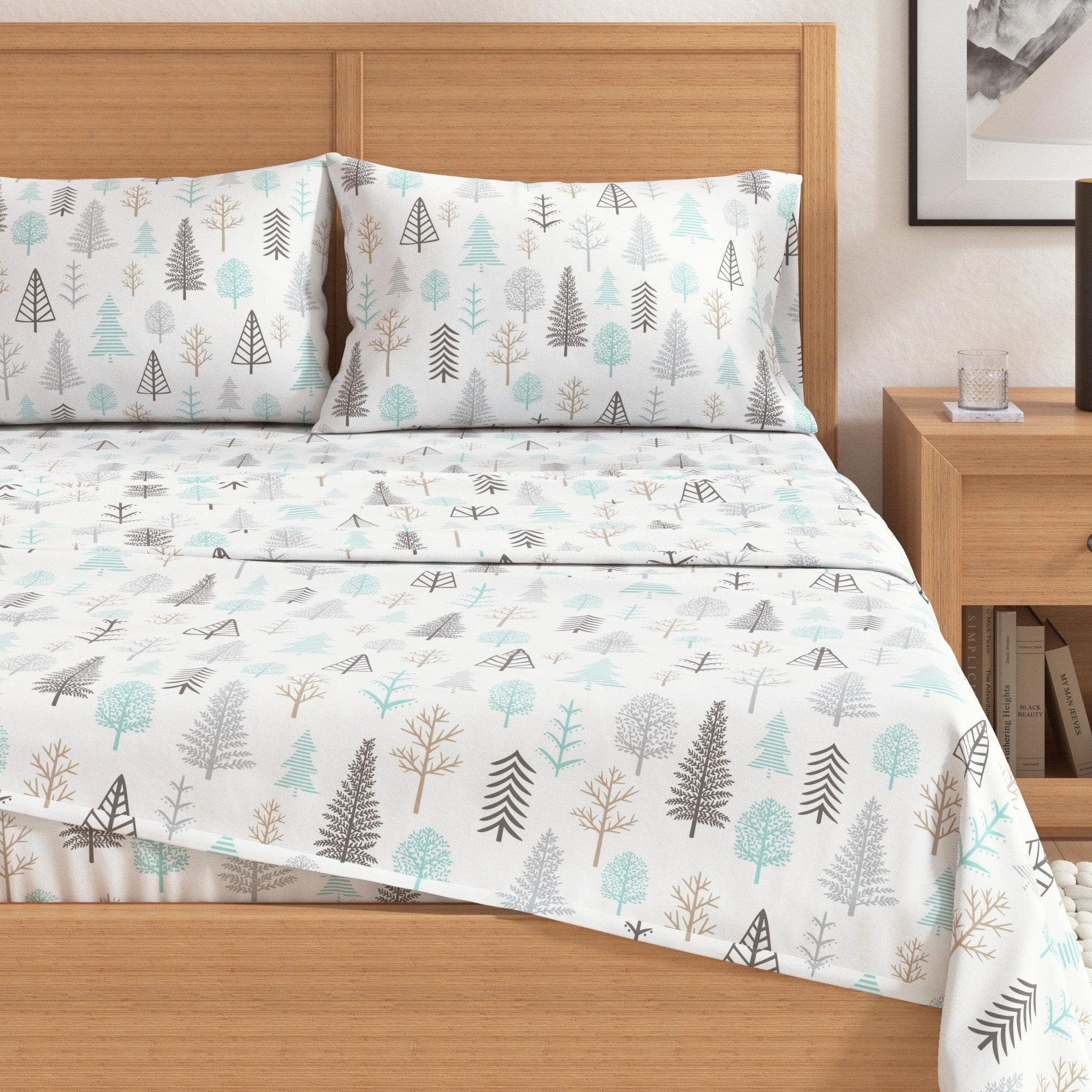 4-Piece Turkish Cotton Flannel Sheet - Lakeview Collection - Best Buy Furniture