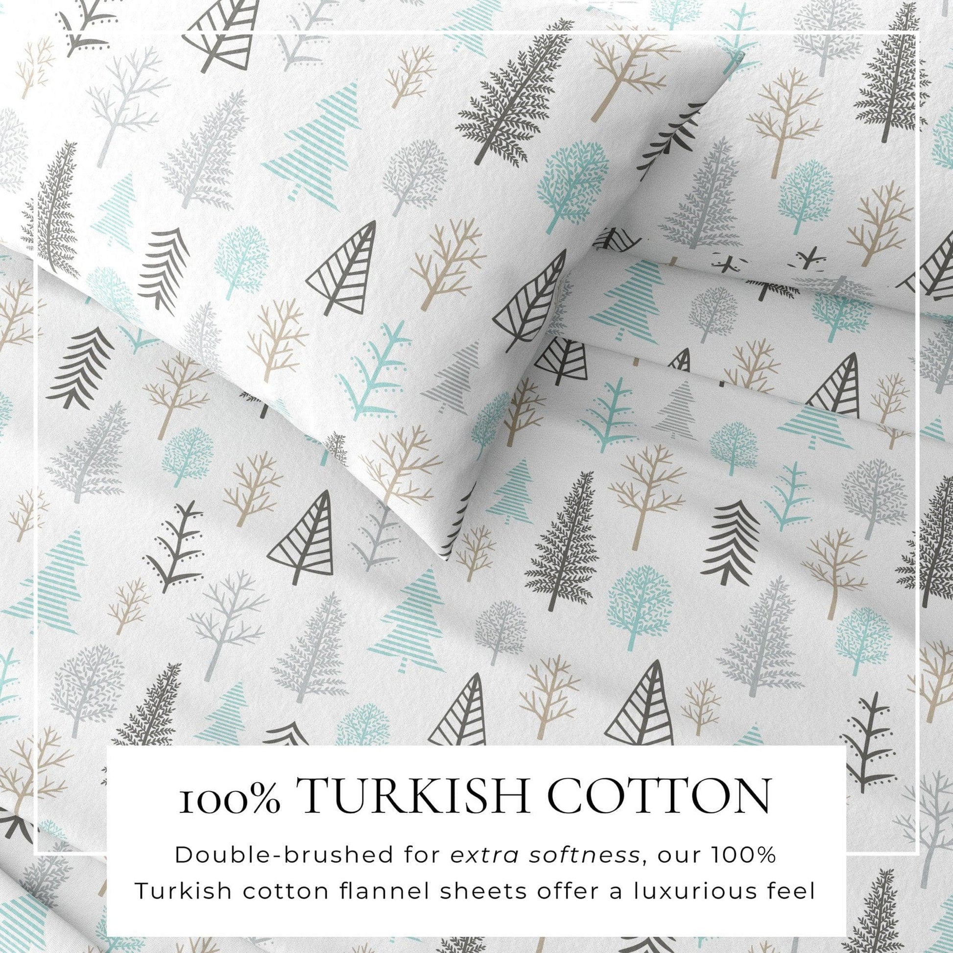 4-Piece Turkish Cotton Flannel Sheet - Lakeview Collection - Best Buy Furniture