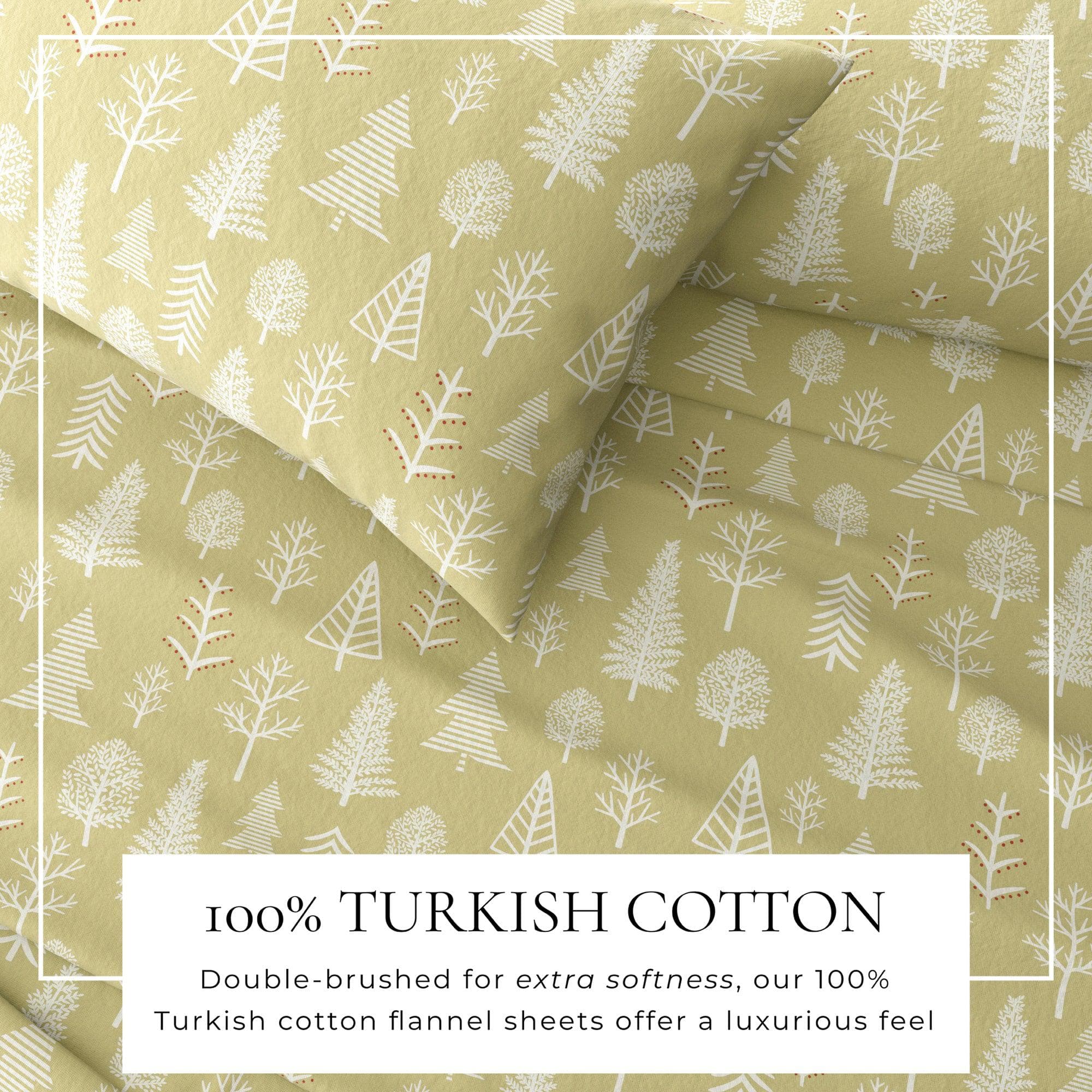 4-Piece Turkish Cotton Flannel Sheet - Lakeview Collection - Best Buy Furniture