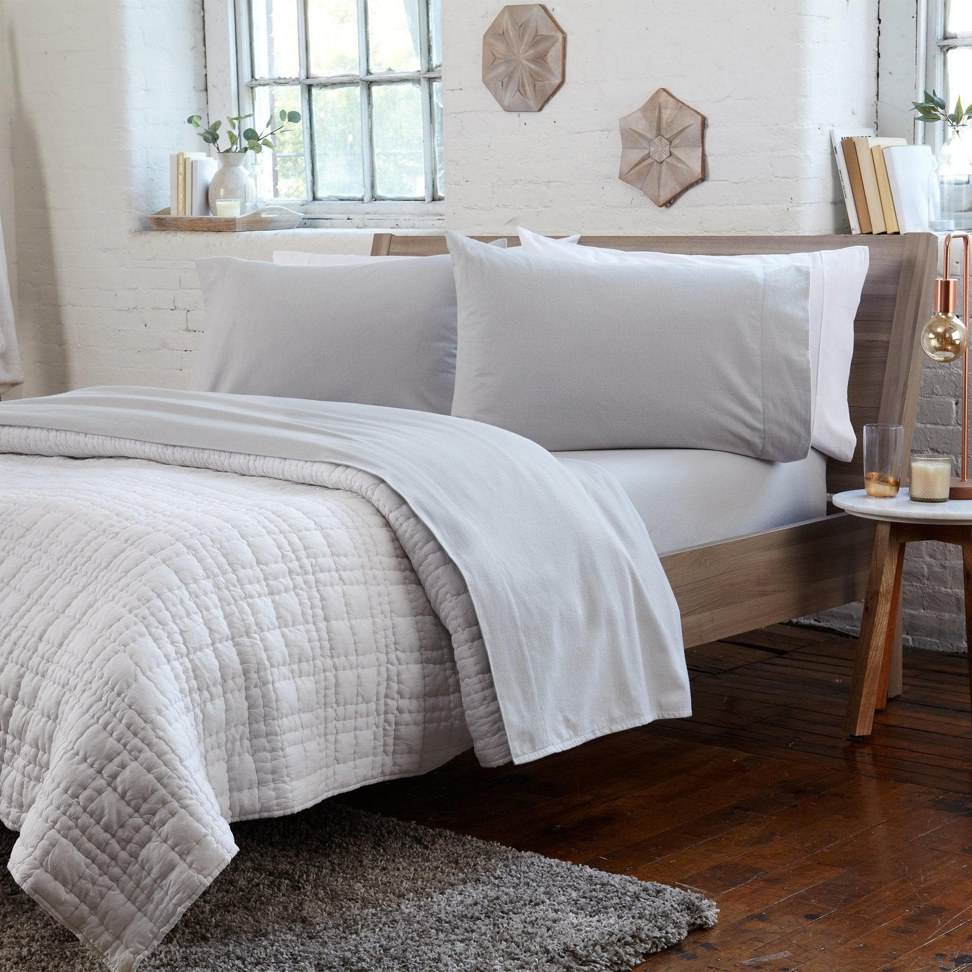 4-Piece Turkish Cotton Flannel Sheet - Raye Collection - Best Buy Furniture