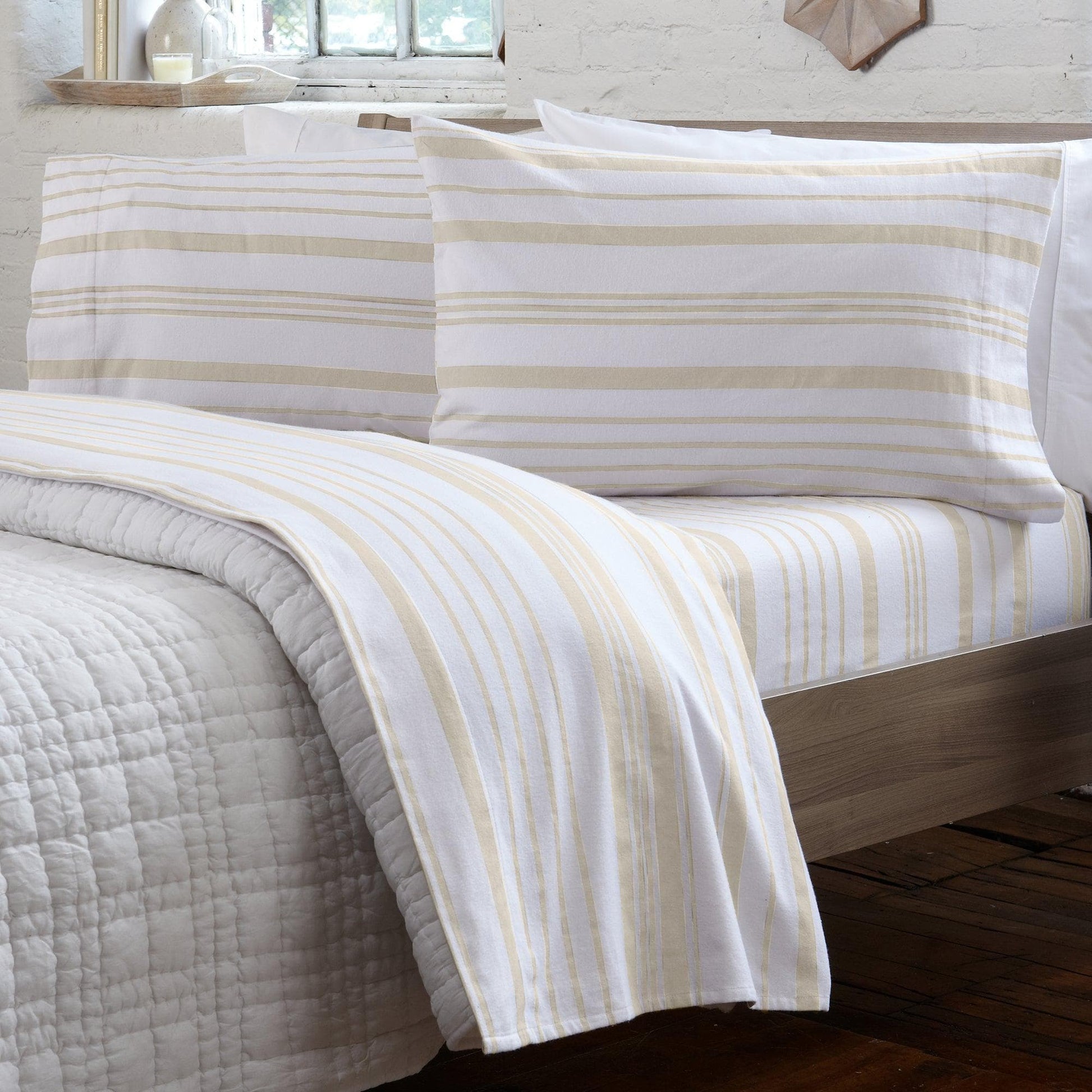 4-Piece Turkish Cotton Flannel Sheet - Raye Collection - Best Buy Furniture