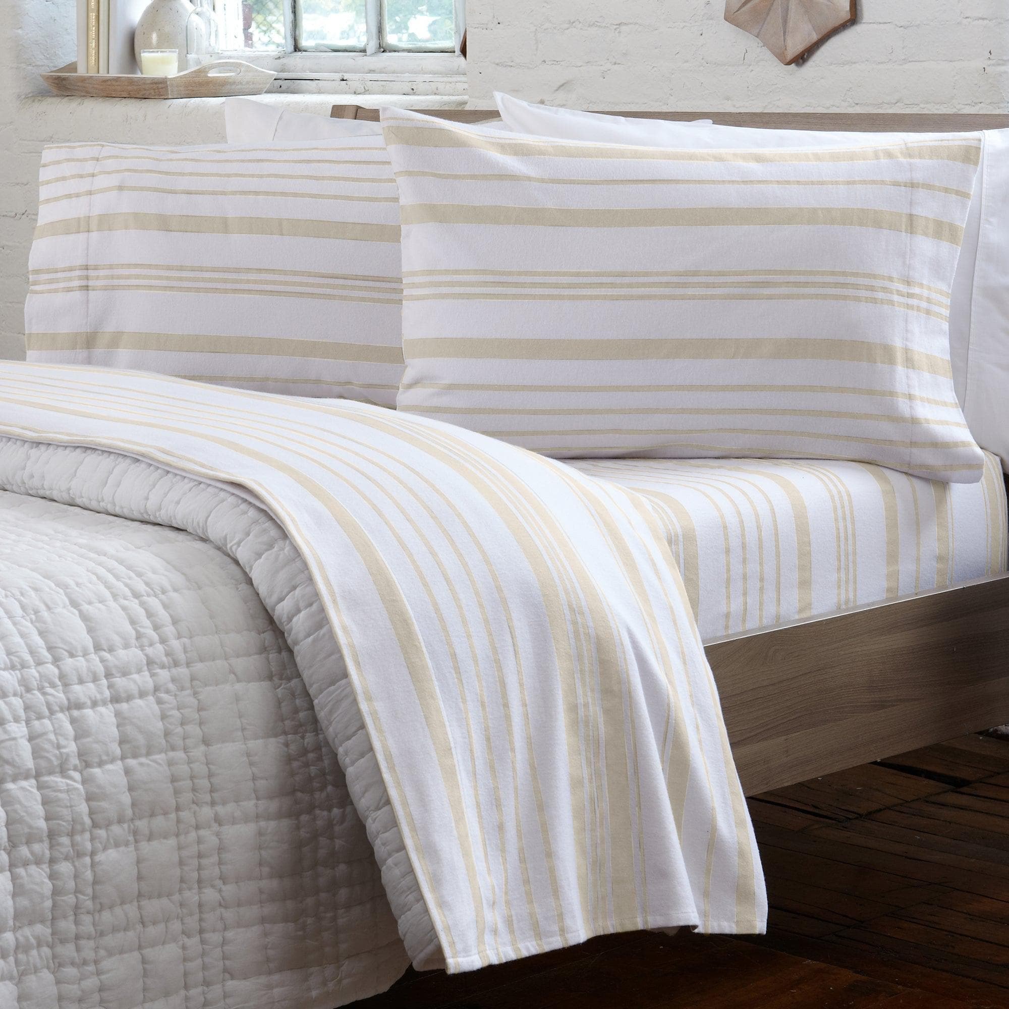 4-Piece Turkish Cotton Flannel Sheet - Raye Collection - Best Buy Furniture
