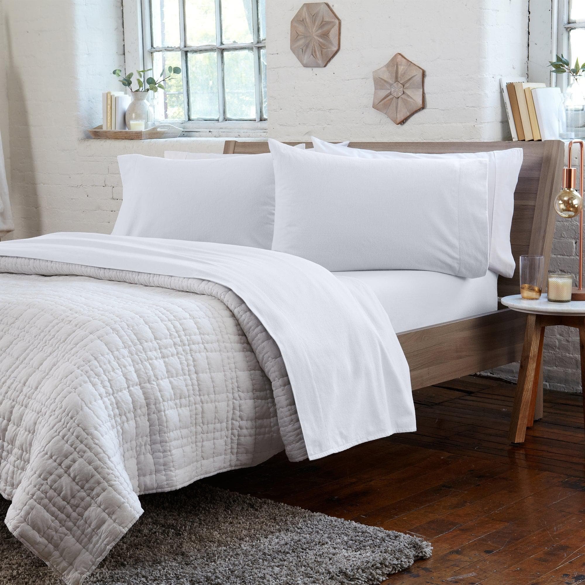 4-Piece Turkish Cotton Flannel Sheet - Raye Collection - Best Buy Furniture