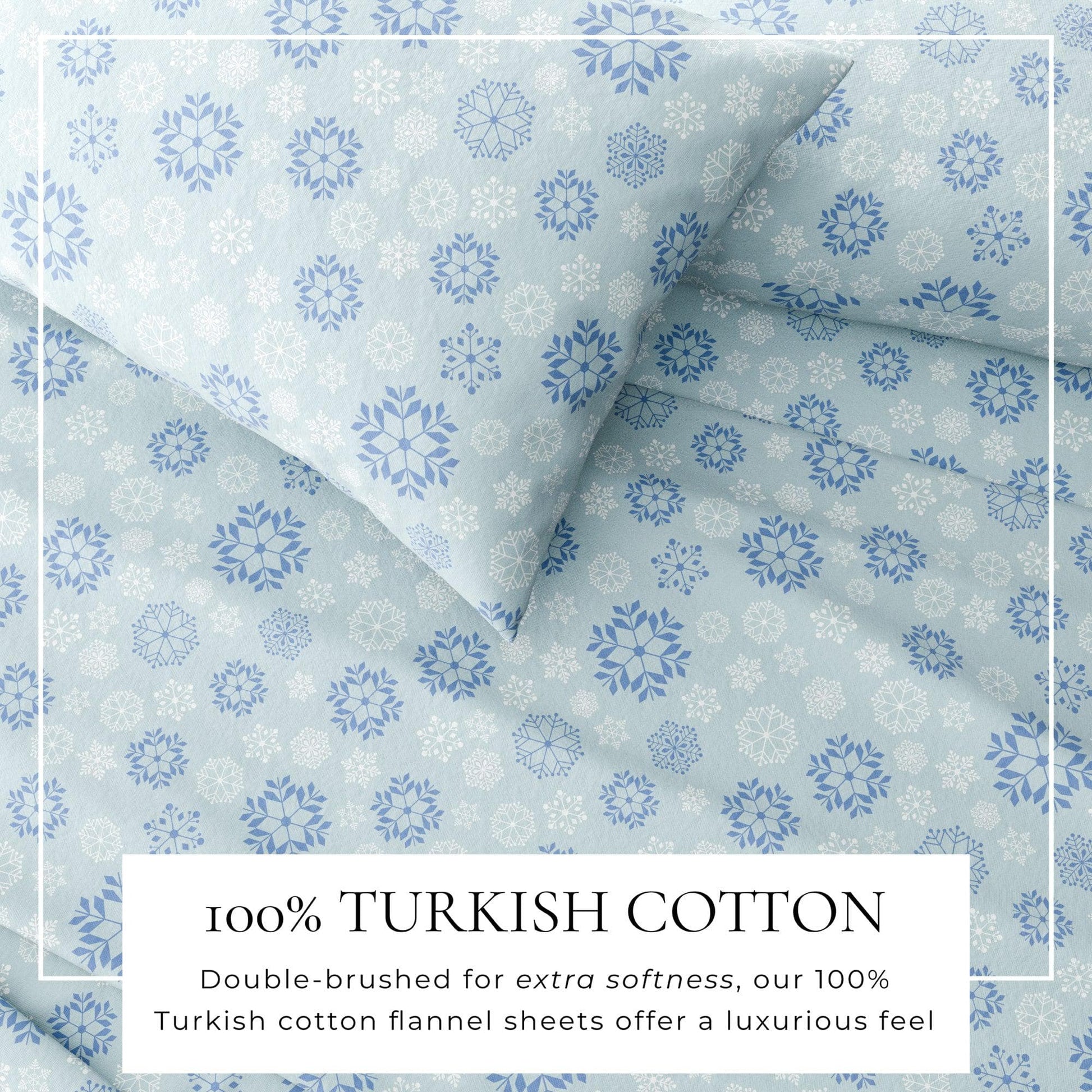 4-Piece Turkish Cotton Flannel Sheet - Stratton Collection - Best Buy Furniture