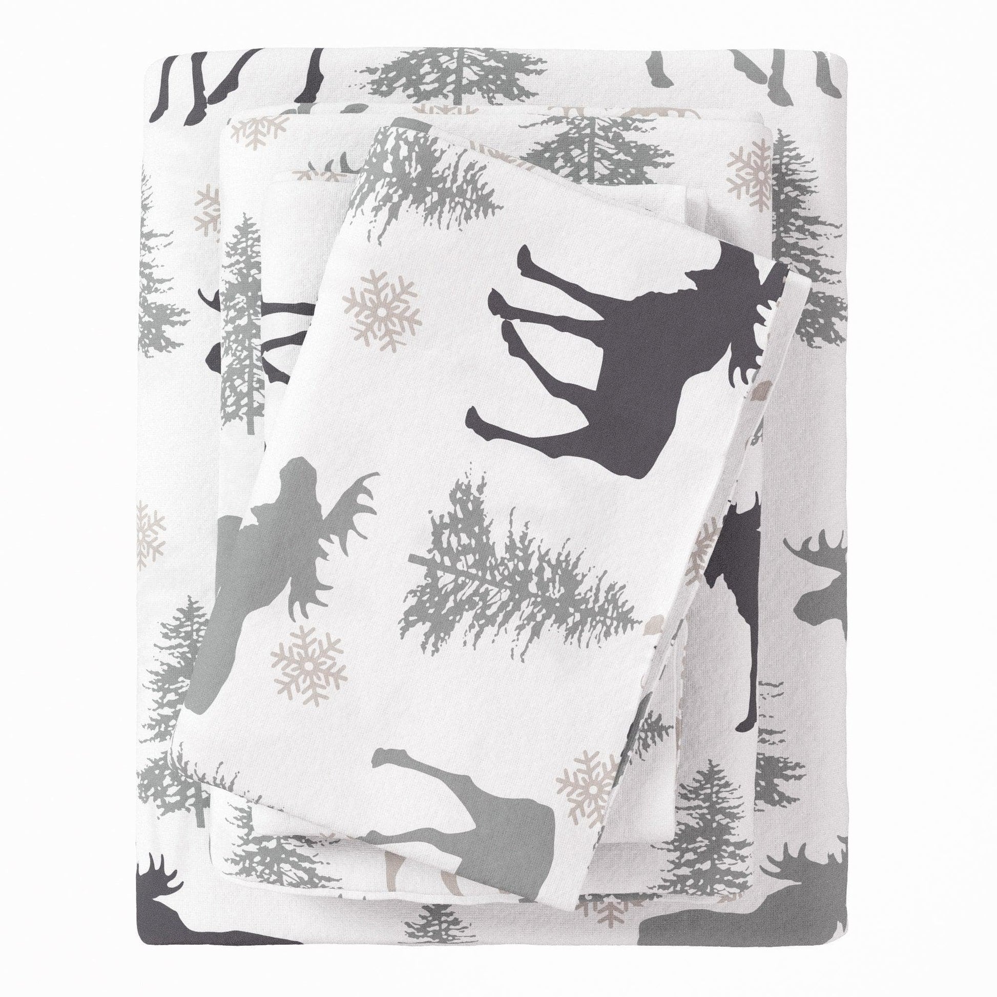 4-Piece Turkish Cotton Flannel Sheet - Stratton Collection - Best Buy Furniture