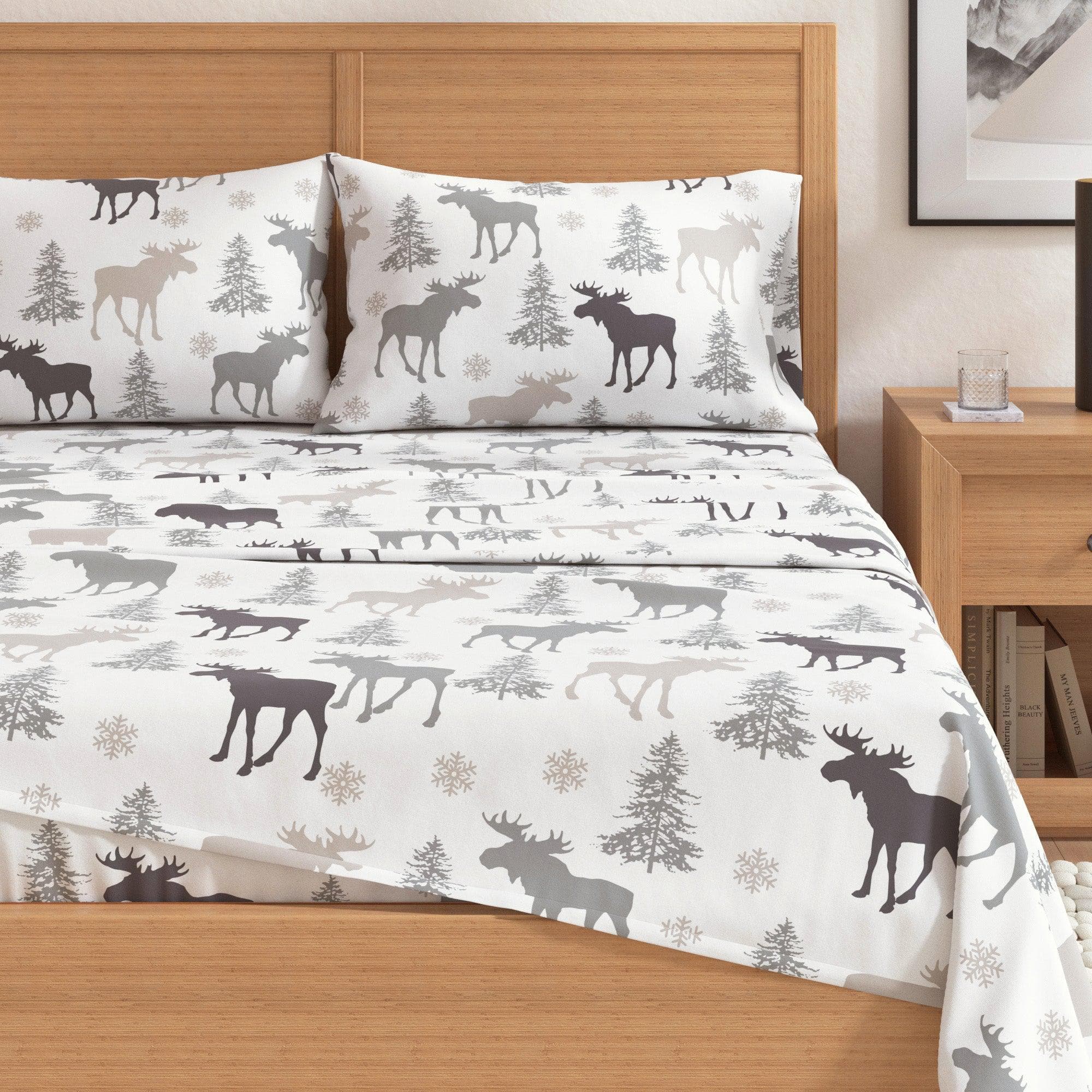 4-Piece Turkish Cotton Flannel Sheet - Stratton Collection - Best Buy Furniture