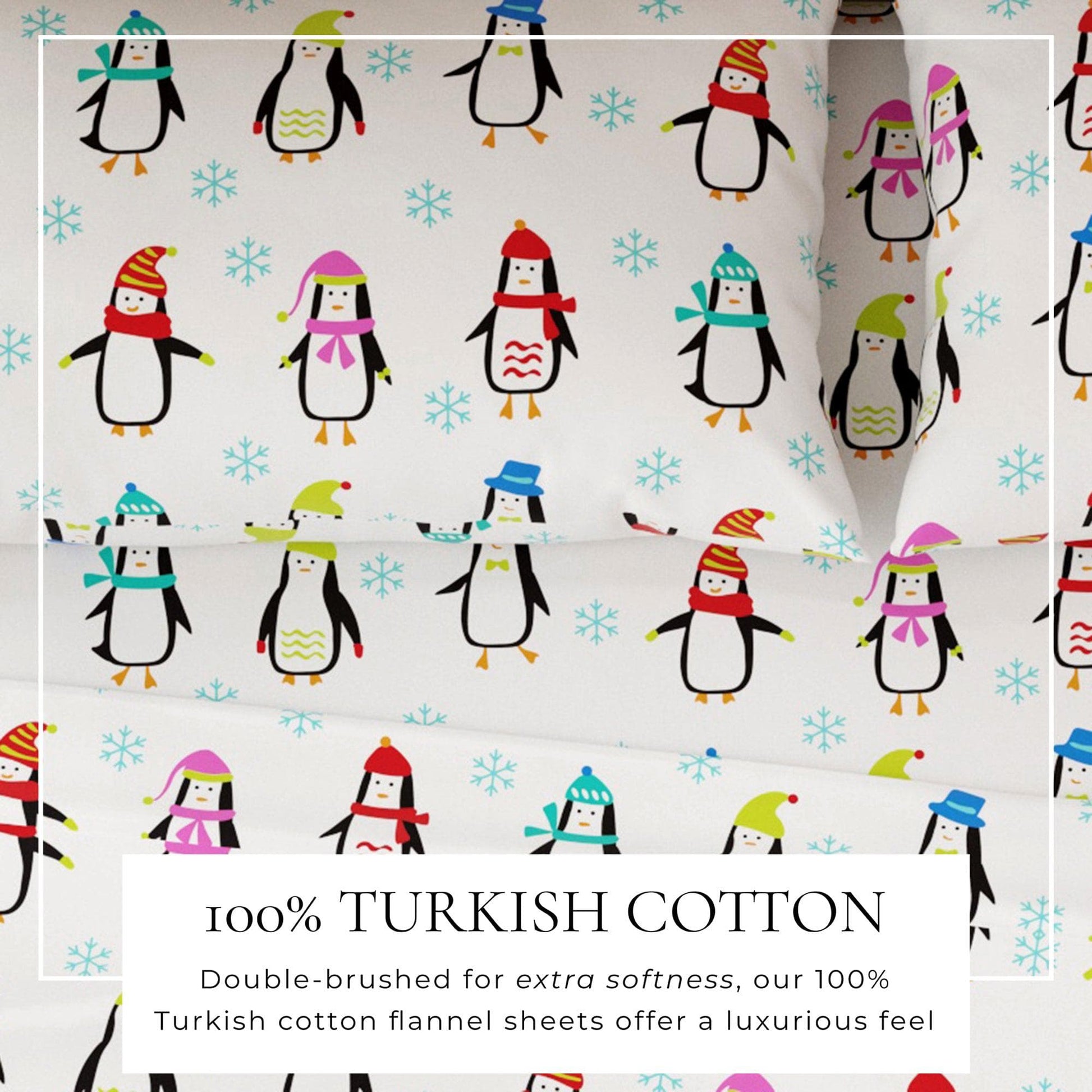 4-Piece Turkish Cotton Flannel Sheet - Stratton Collection - Best Buy Furniture