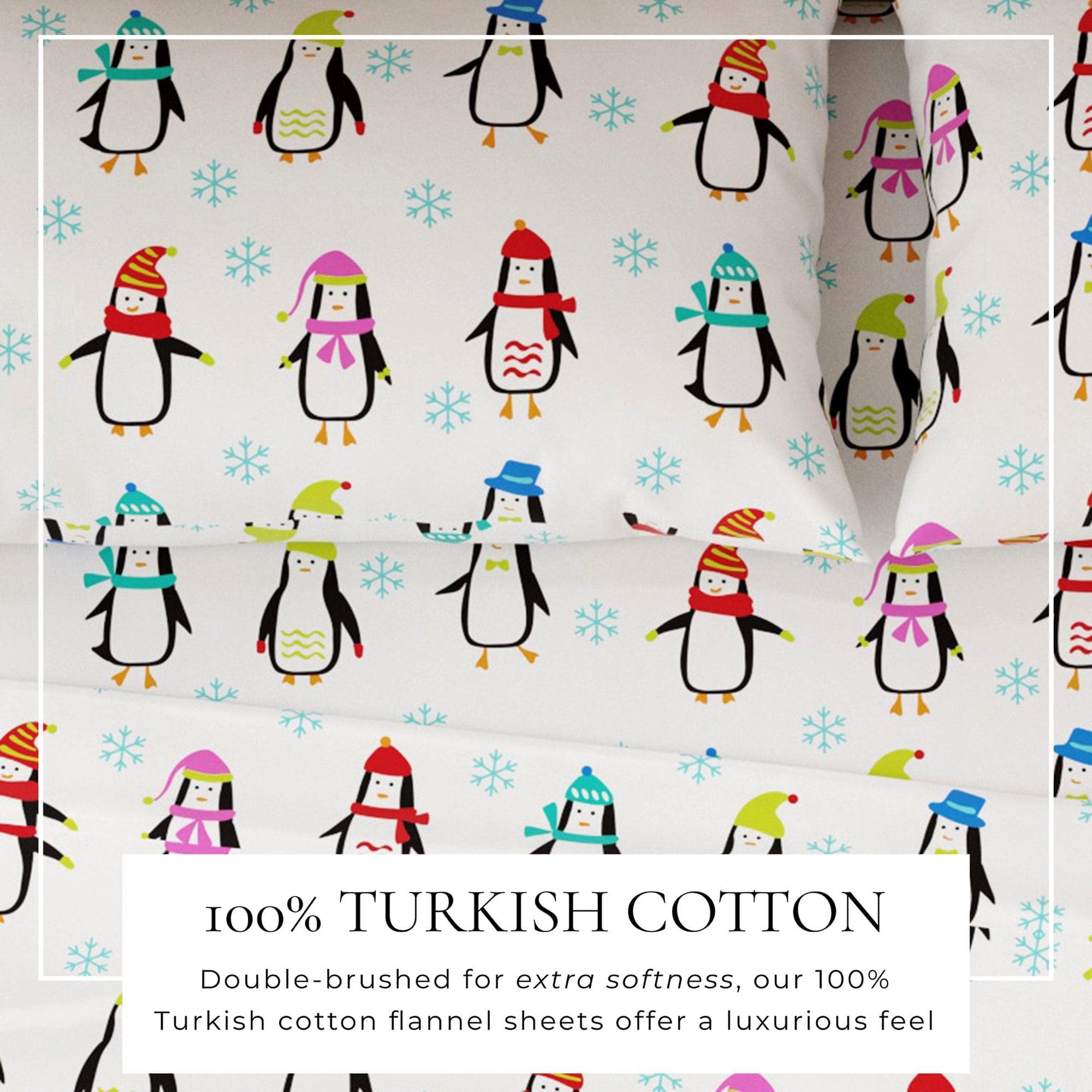 4-Piece Turkish Cotton Flannel Sheet - Stratton Collection - Best Buy Furniture