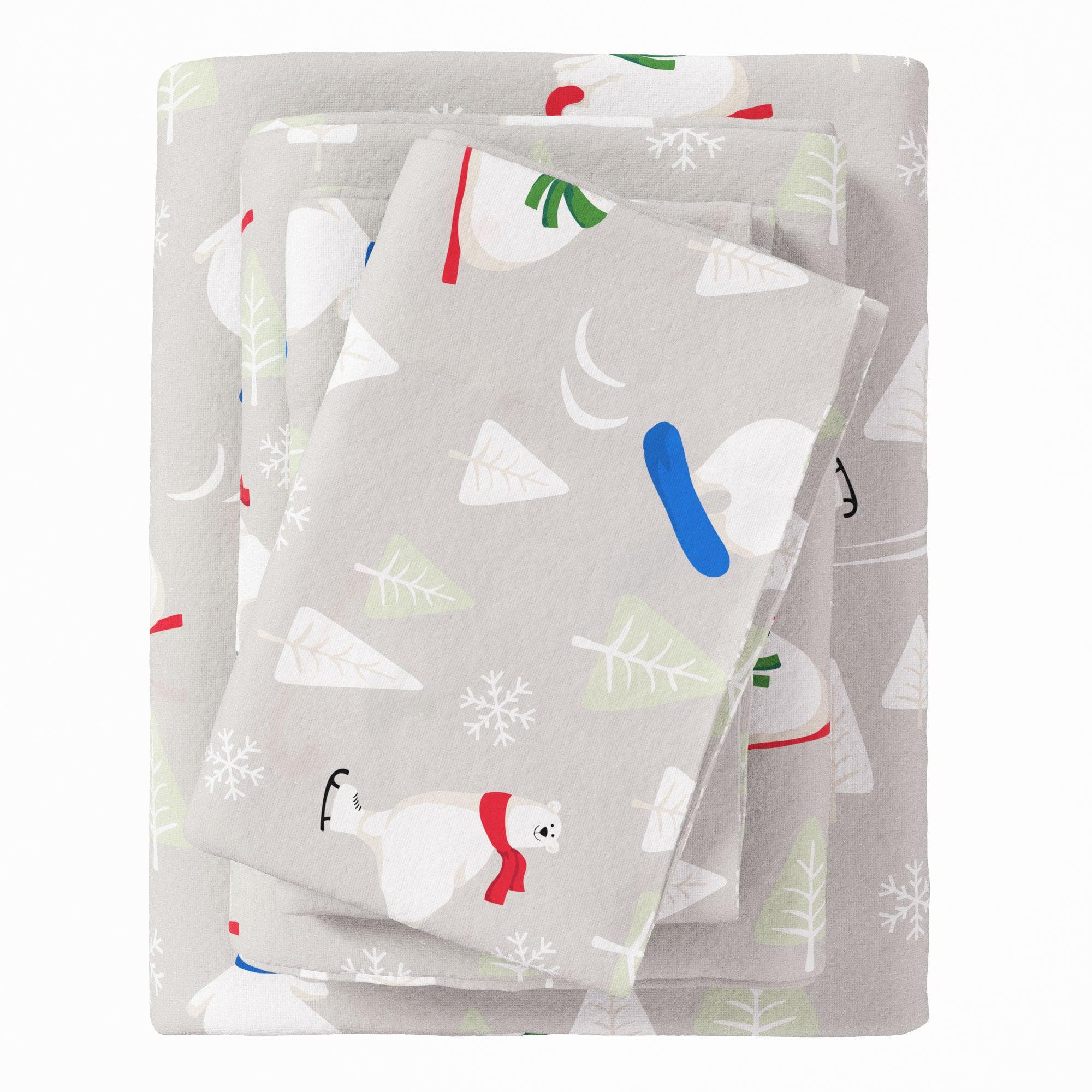 4-Piece Turkish Cotton Flannel Sheet - Stratton Collection - Best Buy Furniture