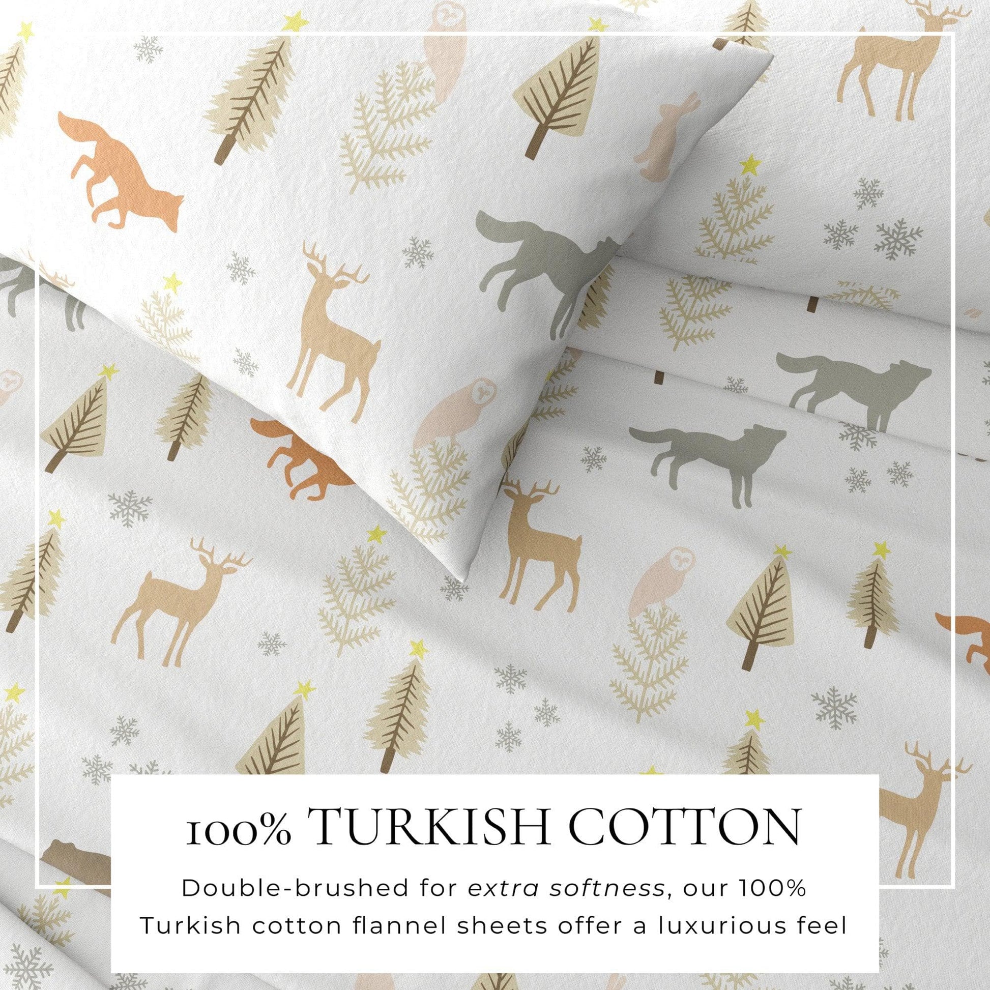 4-Piece Turkish Cotton Flannel Sheet - Stratton Collection - Best Buy Furniture