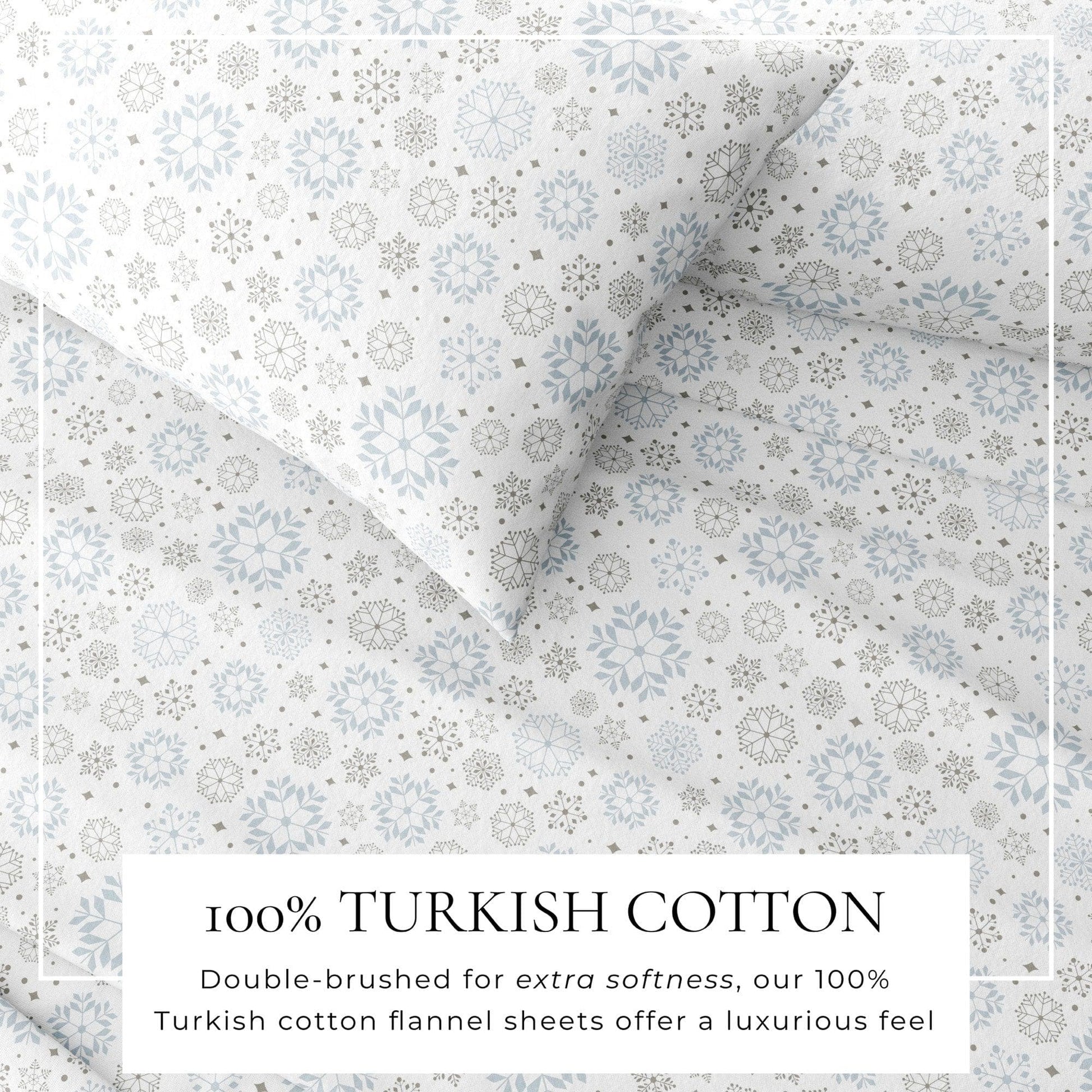 4-Piece Turkish Cotton Flannel Sheet - Stratton Collection - Best Buy Furniture