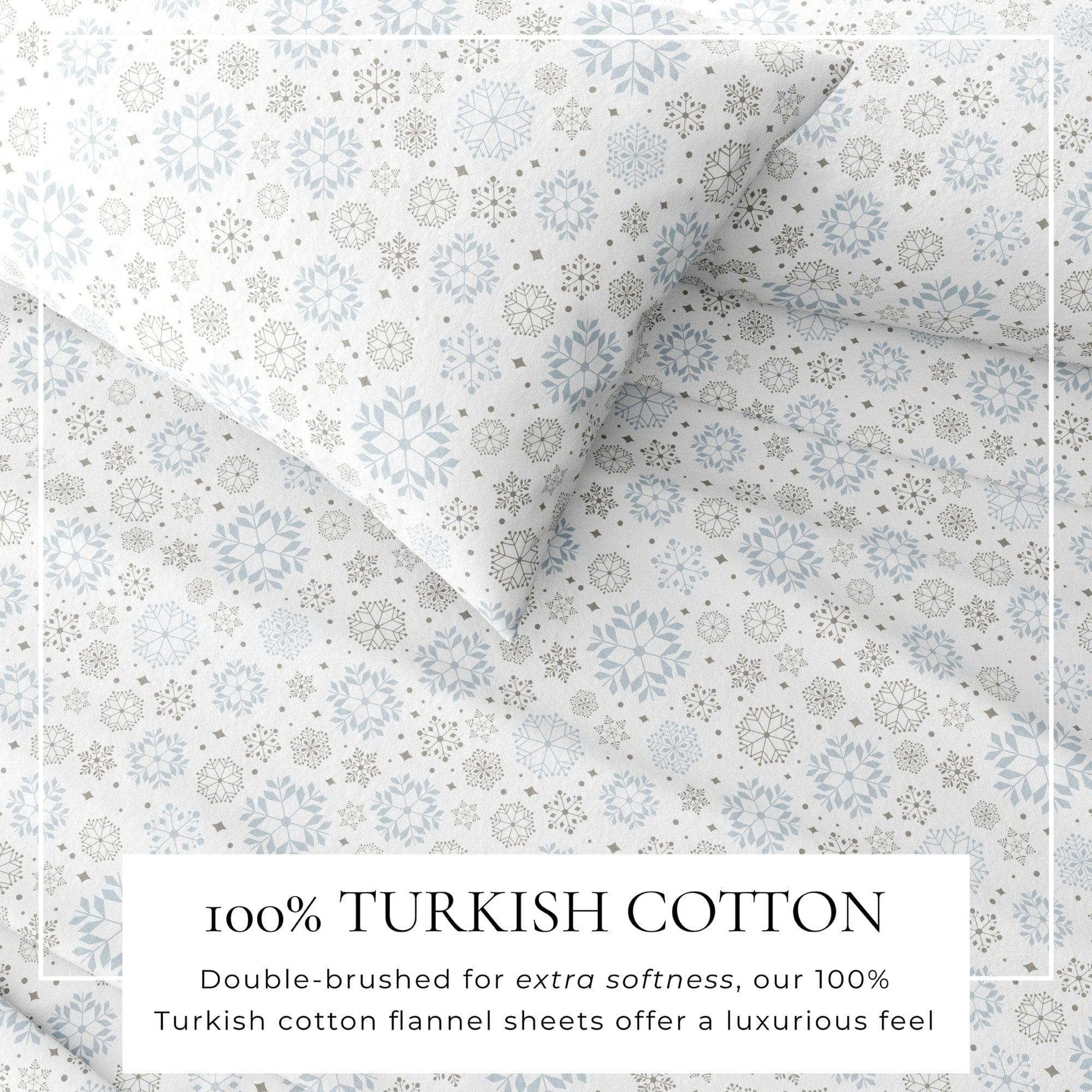 4-Piece Turkish Cotton Flannel Sheet - Stratton Collection - Best Buy Furniture