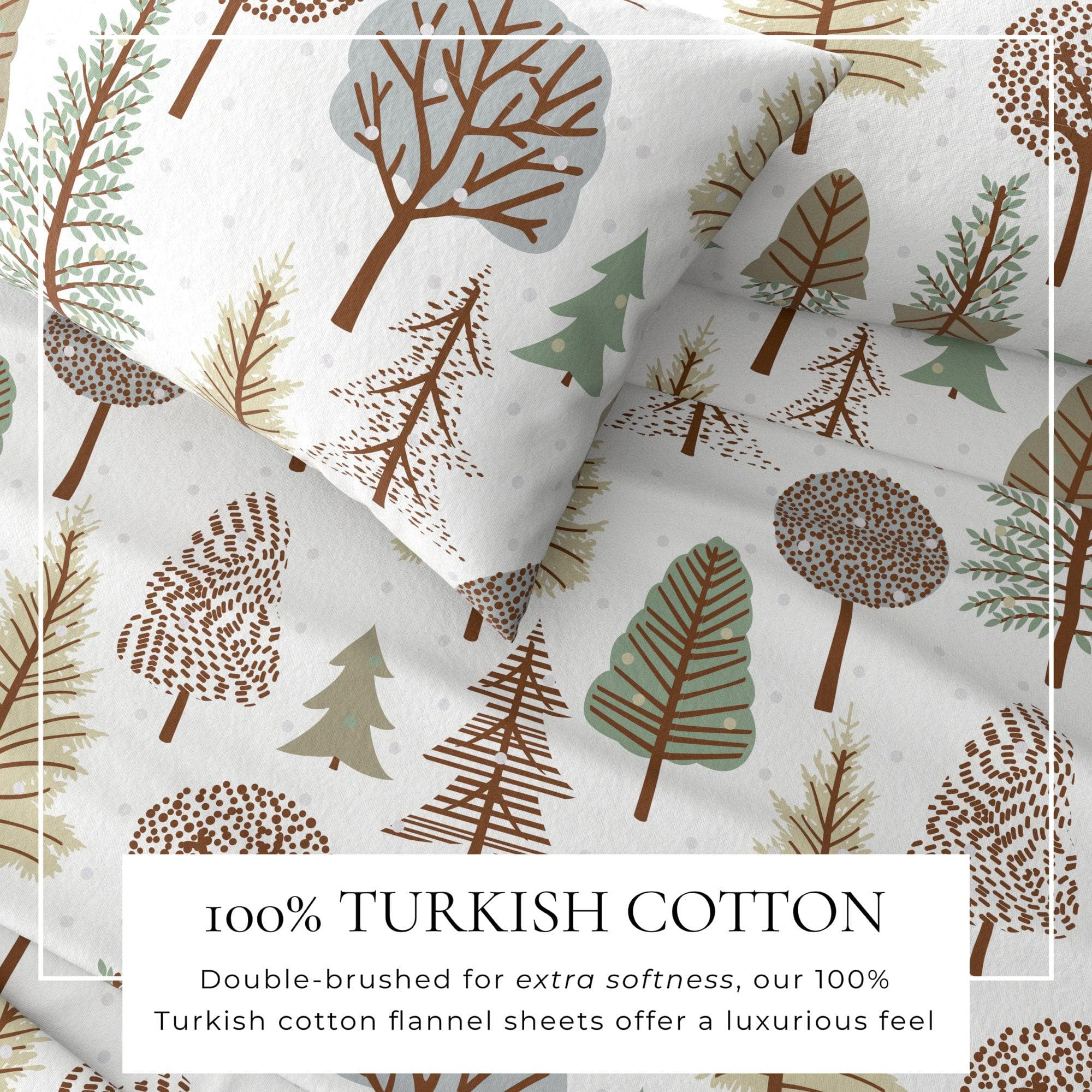 4-Piece Turkish Cotton Flannel Sheet - Stratton Collection - Best Buy Furniture