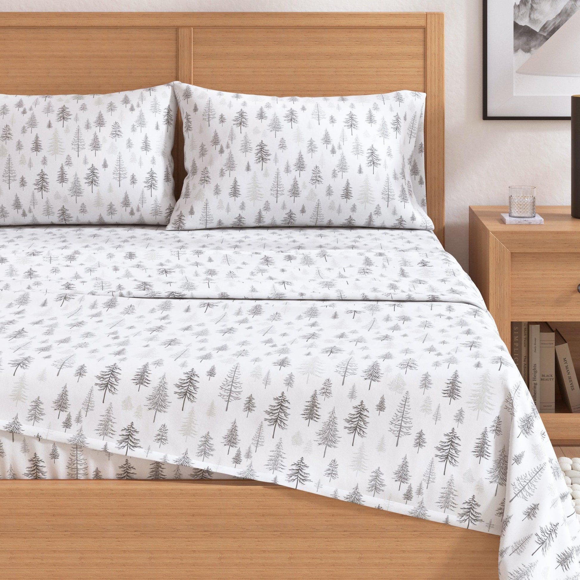 4-Piece Turkish Cotton Flannel Sheet - Stratton Collection - Best Buy Furniture