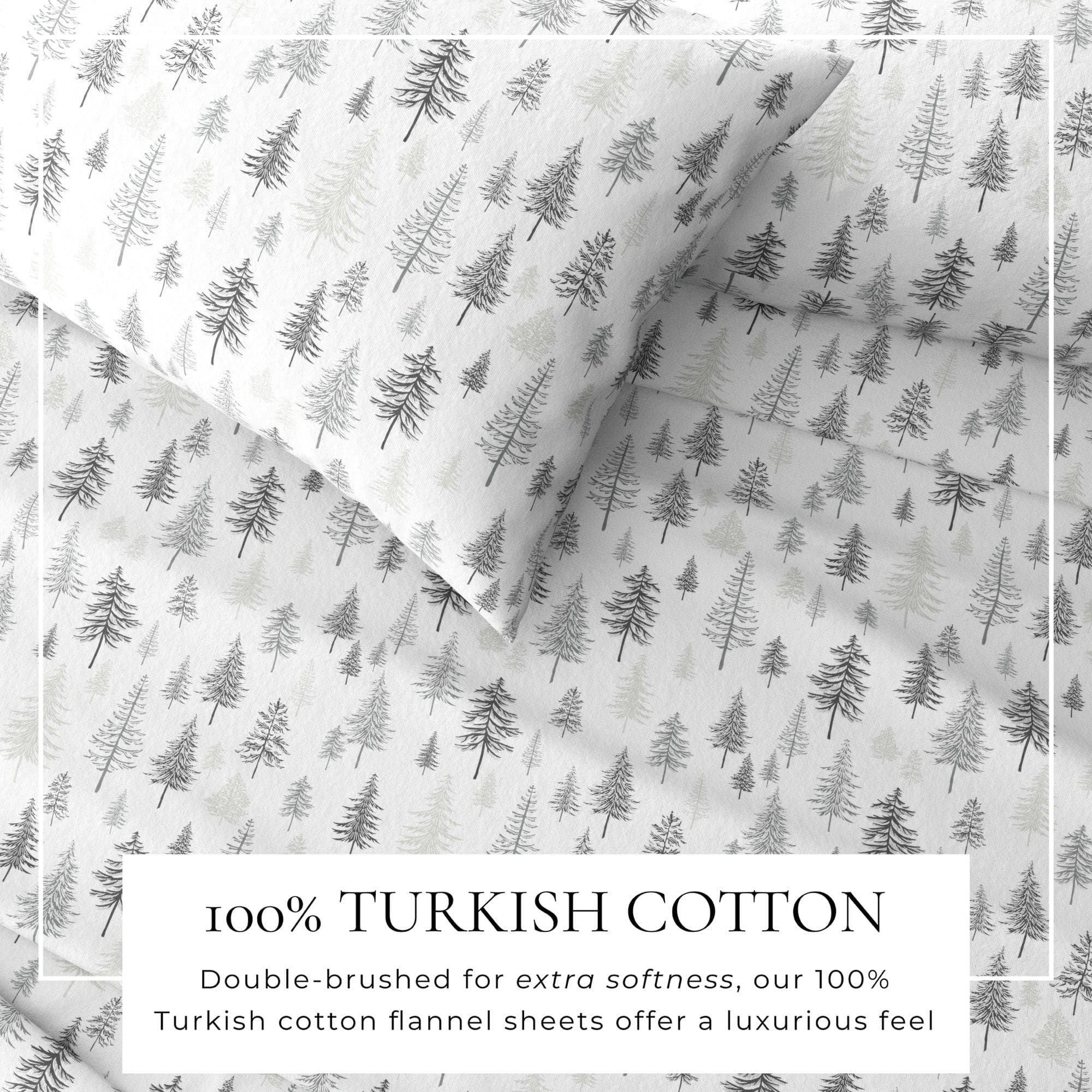 4-Piece Turkish Cotton Flannel Sheet - Stratton Collection - Best Buy Furniture