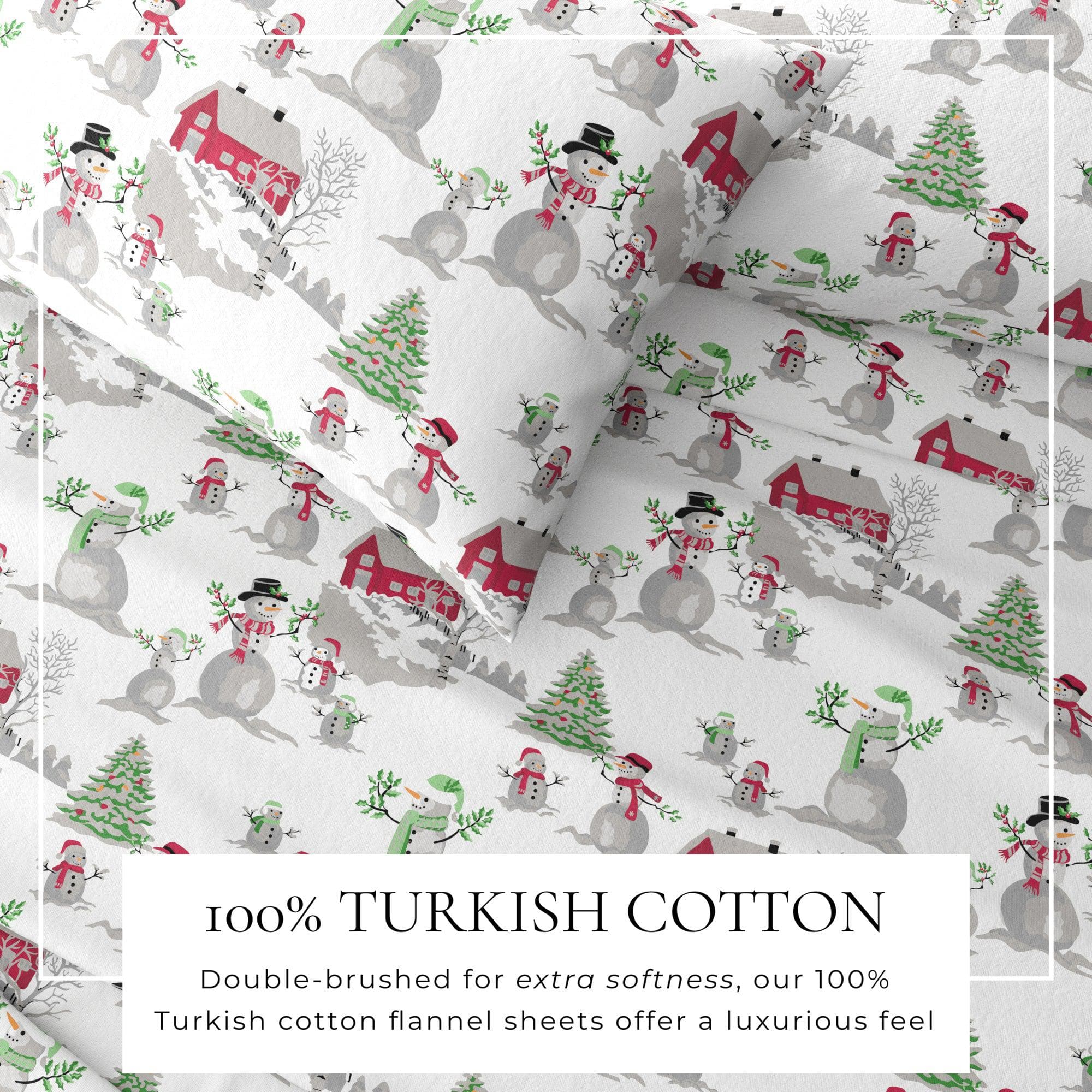 4-Piece Turkish Cotton Flannel Sheet - Stratton Collection - Best Buy Furniture