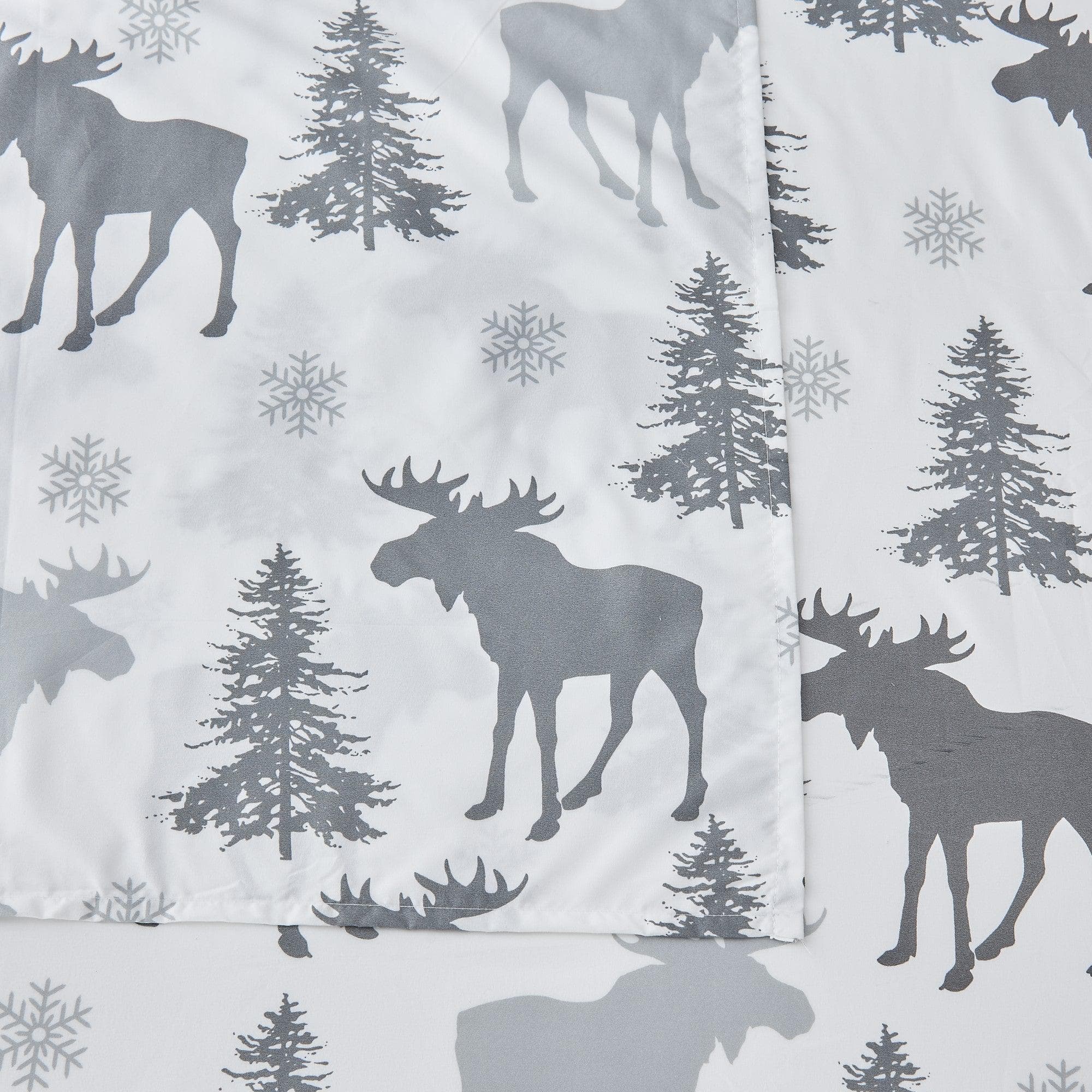 4-Piece Lodge Microfiber Sheet - Mountain Ridge Collection - Best Buy Furniture