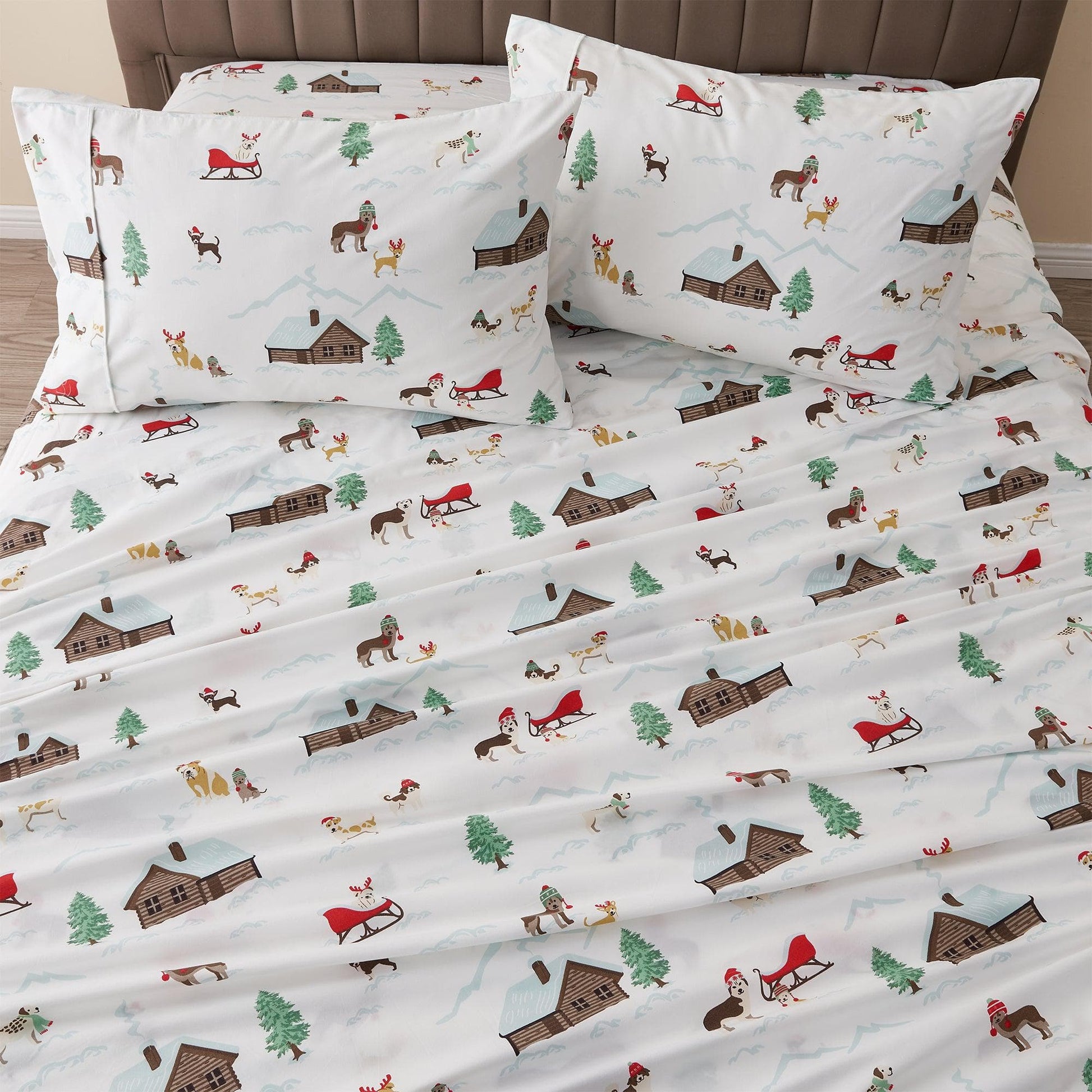 4-Piece Lodge Microfiber Sheet - Mountain Ridge Collection - Best Buy Furniture