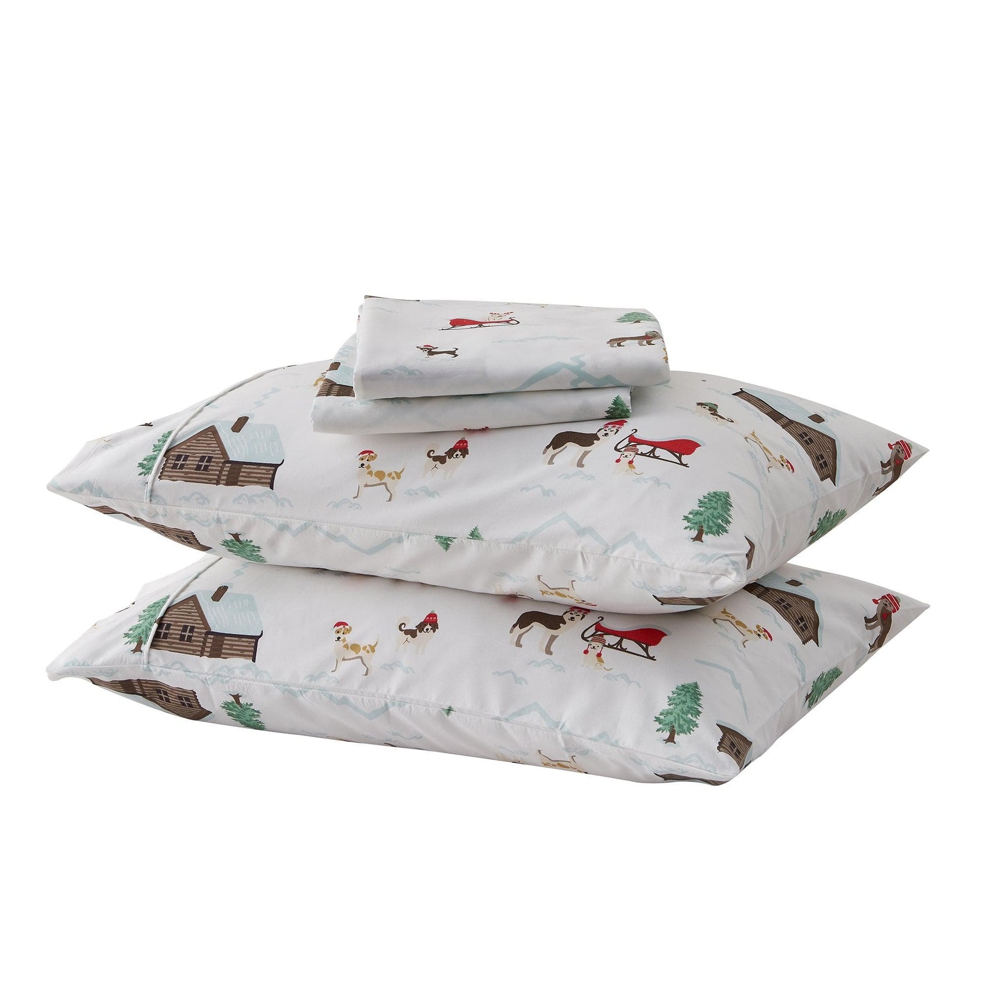 4-Piece Lodge Microfiber Sheet - Mountain Ridge Collection - Best Buy Furniture